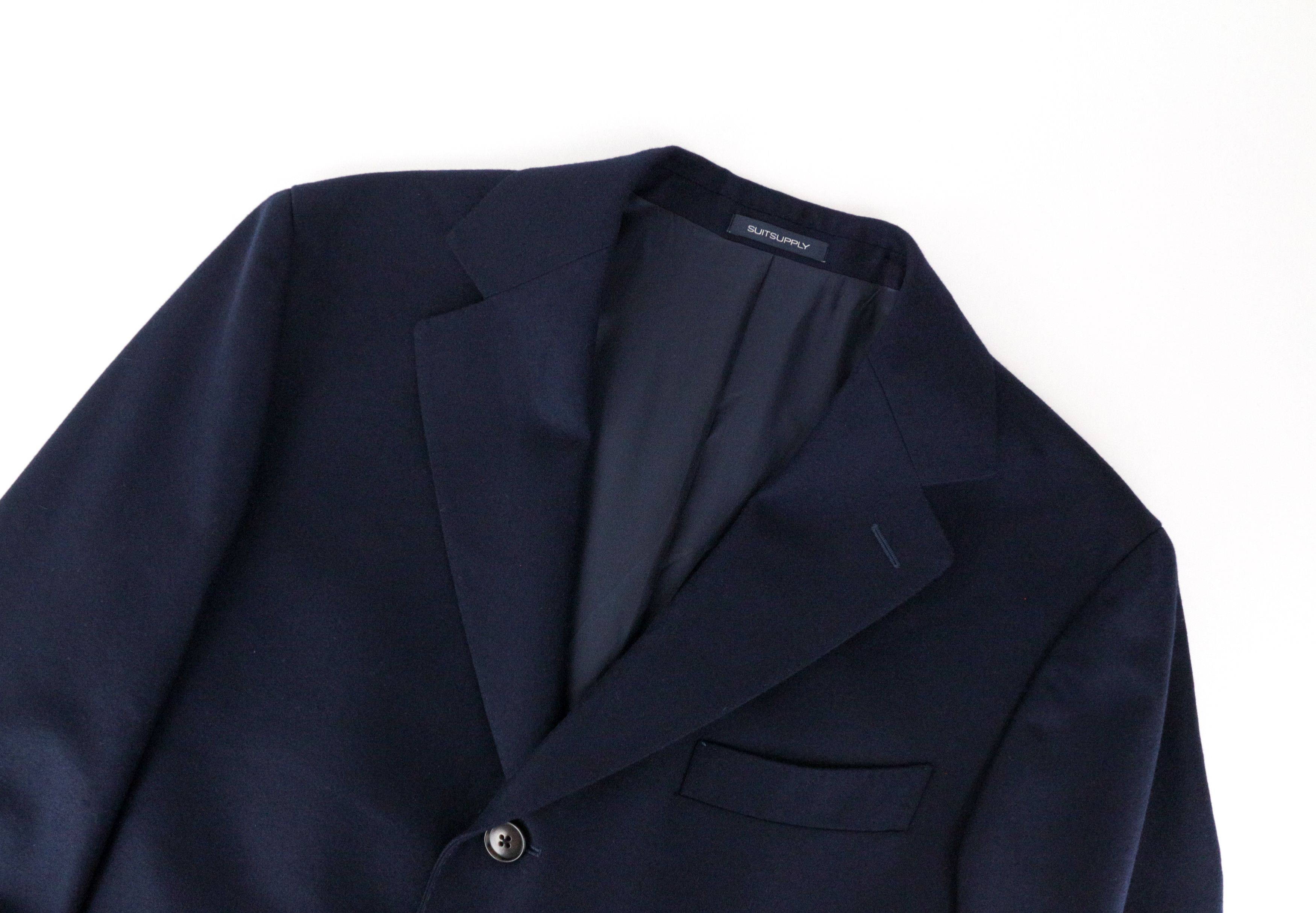 Suitsupply VICENZA UK46S Navy Wool Coat 67076 Size US XL / EU 56 / 4 - 3 Thumbnail