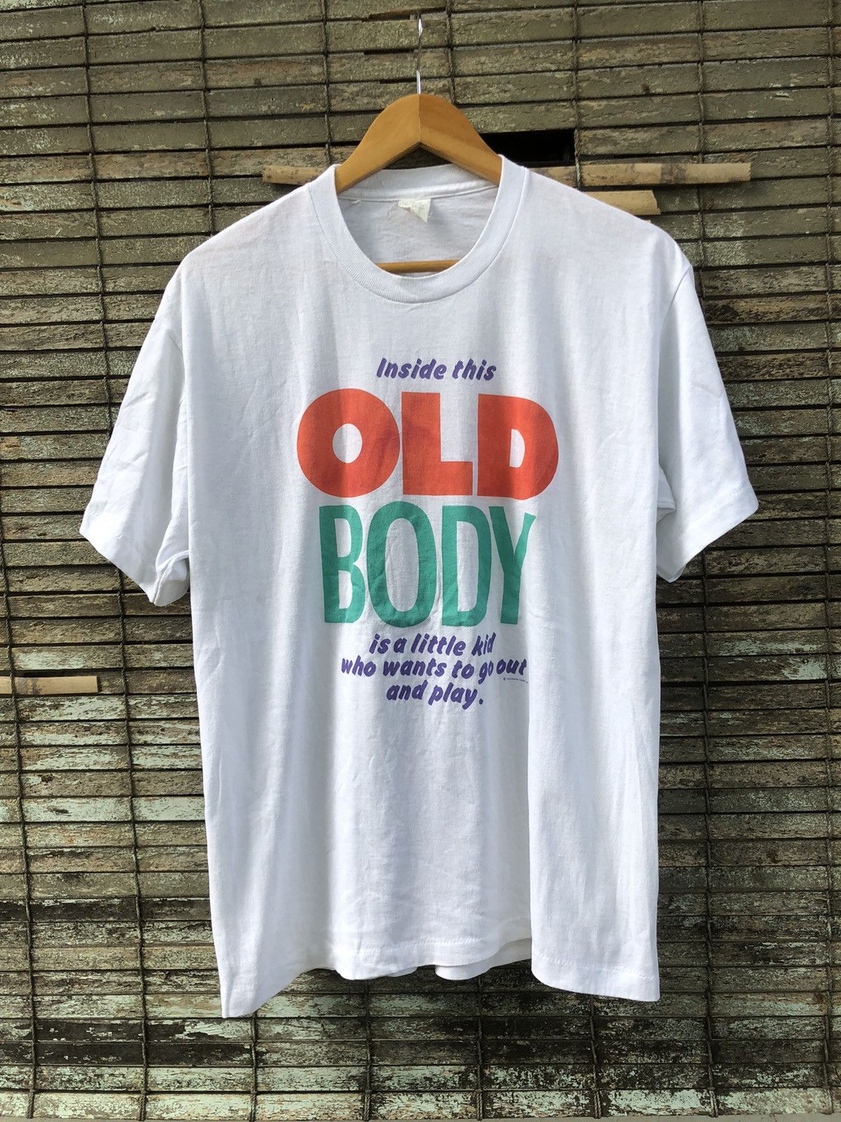 🔥Vintage 80s🔥Hallmarks Cards Inc OLD BODY Tshirts