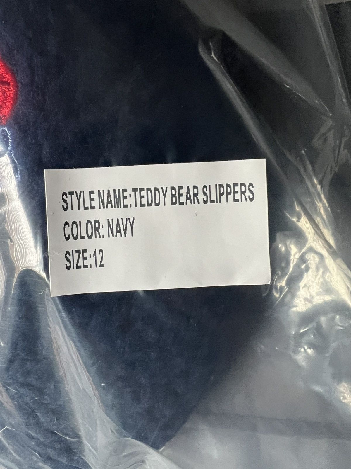 Fuck The Population FTP Teddy Bear Slippers Navy Size 12 Size US 12 / EU 45 - 5 Thumbnail