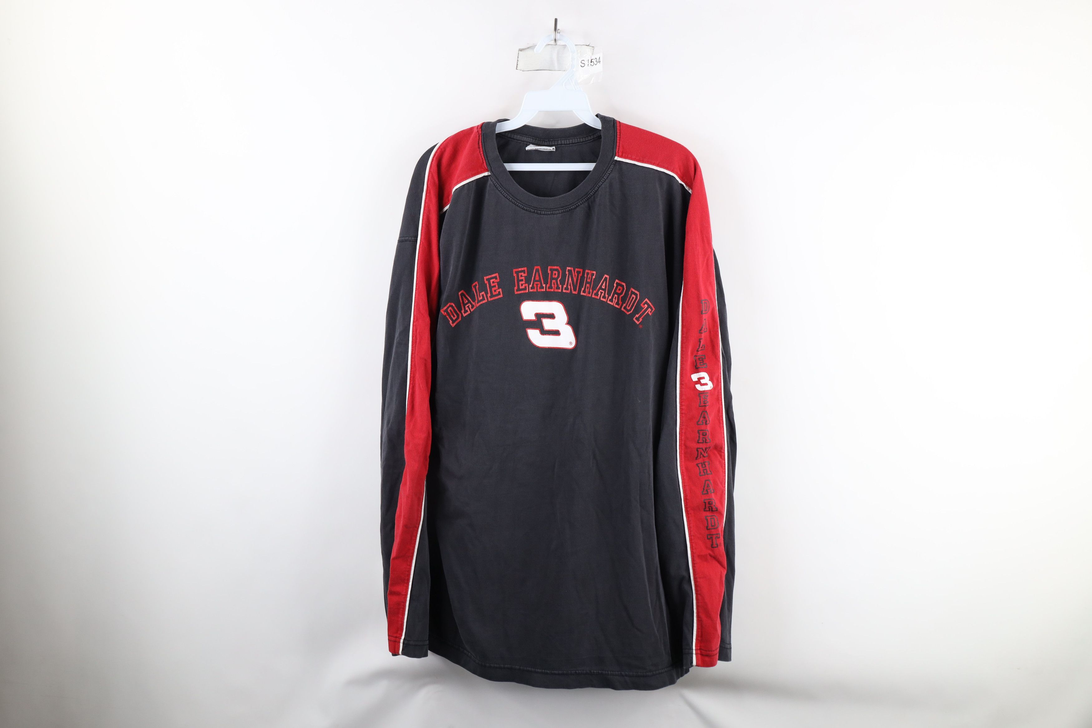 Vintage Vintage 90s NASCAR Dale Earnhardt Racing Long Sleeve T-Shirt Size US XL / EU 56 / 4 - 1 Thumbnail
