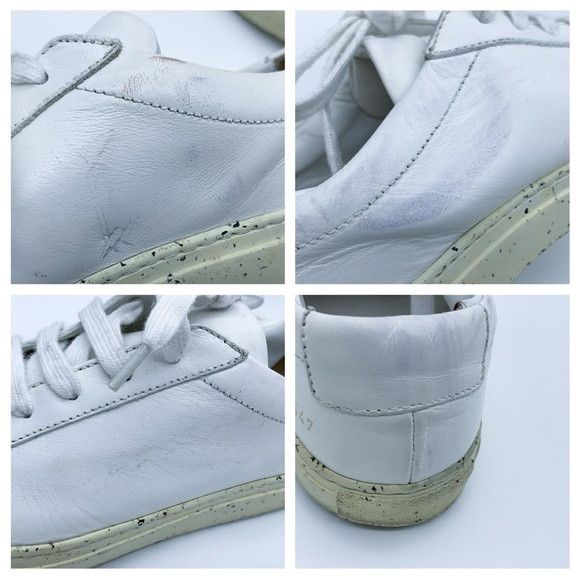 Common Projects Common Projects Women's White and Cream Sneakers Size US 7 / IT 37 - 11 Thumbnail