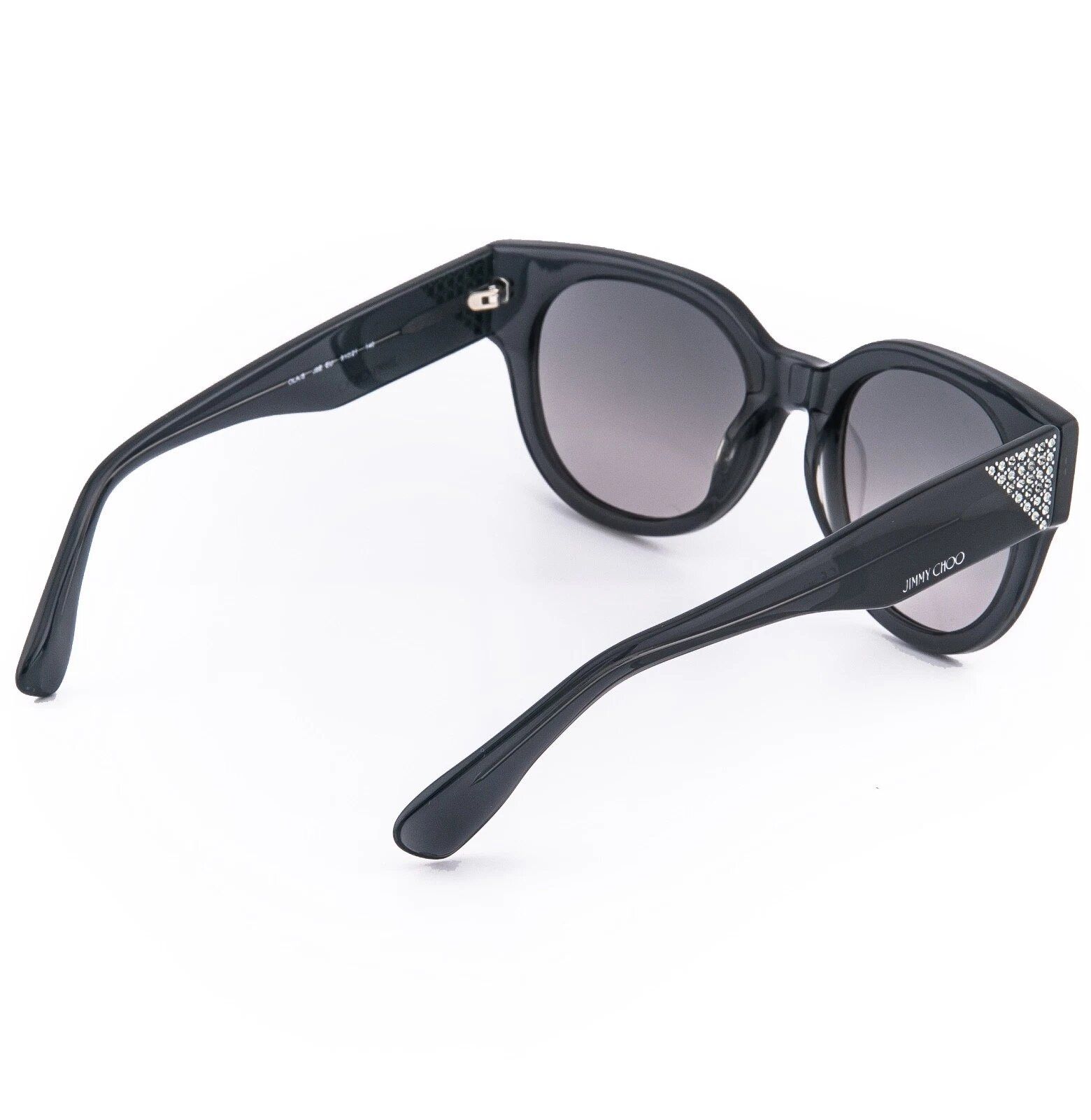 Jimmy Choo JIMMY CHOO OLA Translucent Grey Crystal Sunglasses Ola/S Size ONE SIZE - 3 Thumbnail