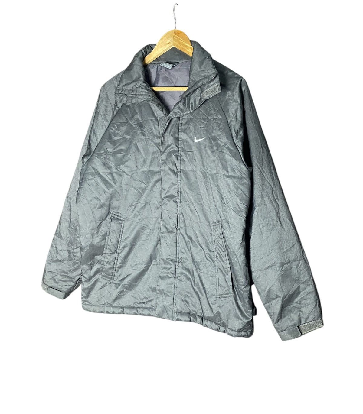 Nike × Vintage Vintage Nike Puffer Light Jacket Size US M / EU 48-50 / 2 - 2 Thumbnail