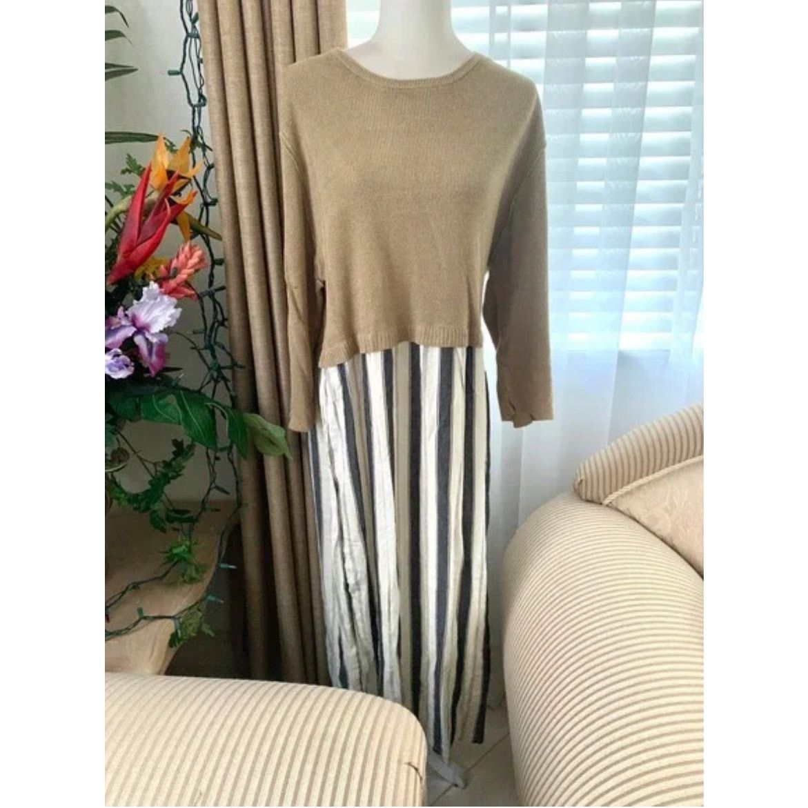 knit vest dress womens Sweater Mini Dress in Luxe Merino main image 0