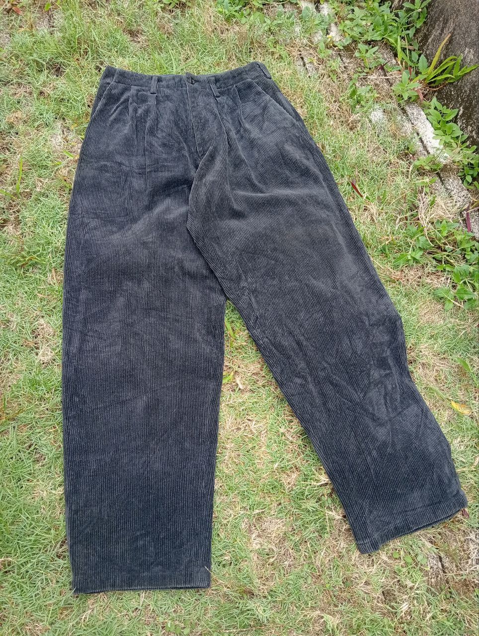 Yohji Yamamoto VINTAGE Y's FOR MEN CORDUROY BAGGY PANTS Size US 30 / EU 46 - 1 Thumbnail