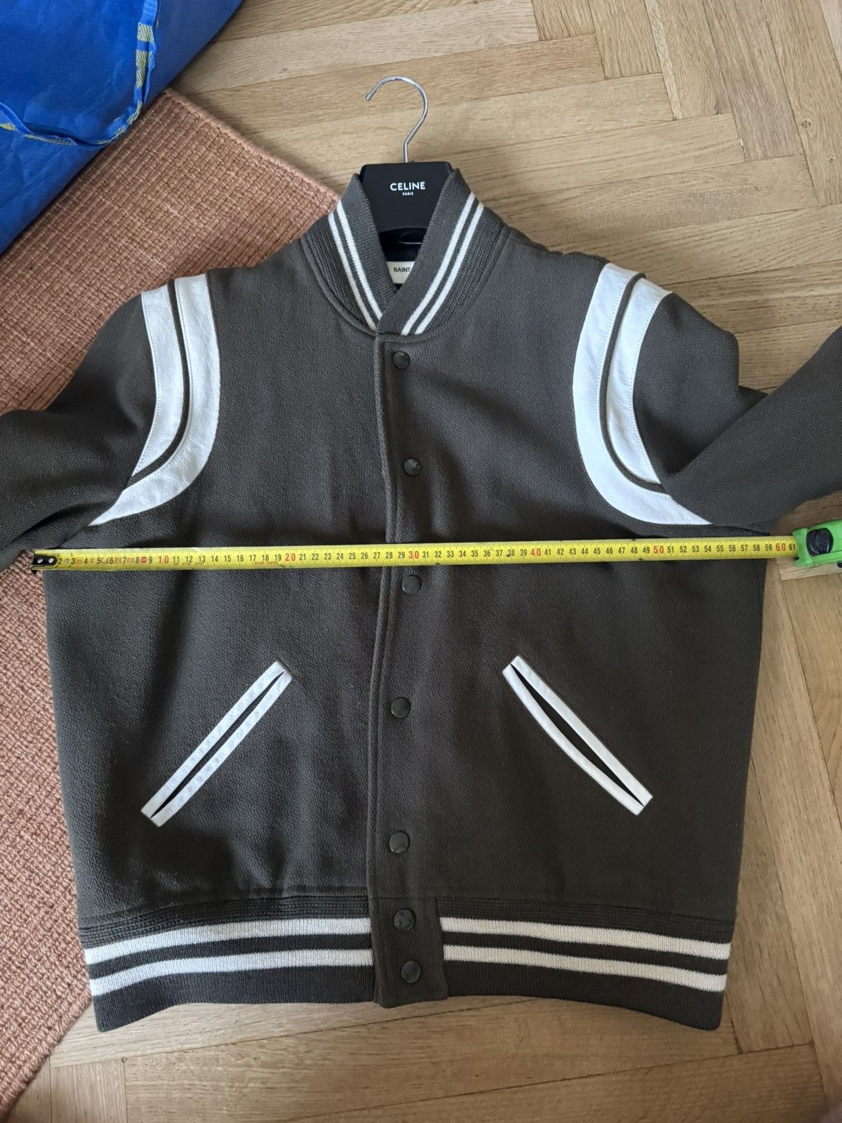 Saint Laurent Paris SLP Saint Laurent Paris olive hedi slimane teddy jacket Size US L / EU 52-54 / 3 - 5 Thumbnail
