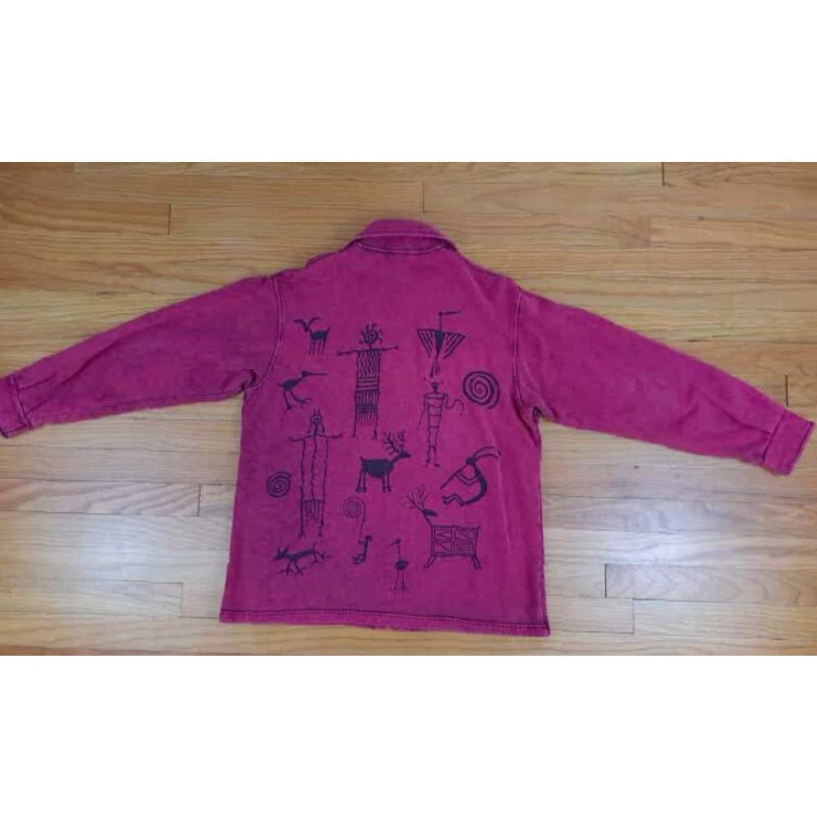Vintage VINTAGE Bfofo Shirt Cotton Button-Up Canvas Long Sleeve Purple 25in 22in pit to pit Women Size S / US 4 / IT 40 - 6 Thumbnail