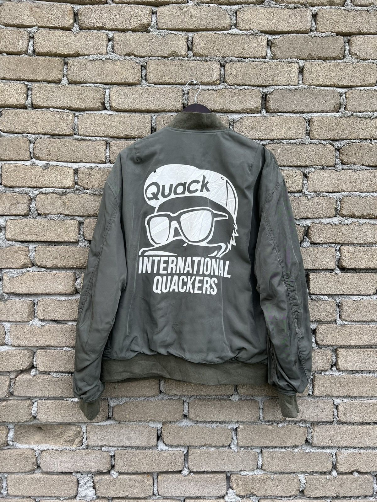 Japanese Brand B One Soul Duck Dude Bomber Jacket Size US XL / EU 56 / 4 - 7 Thumbnail