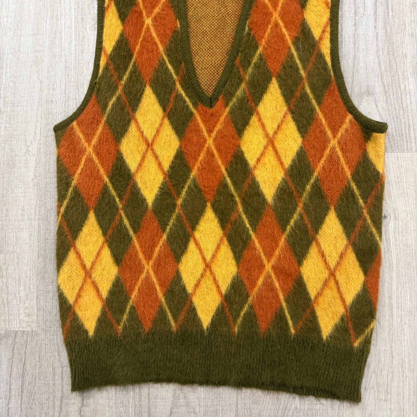Vintage Vintage Sears Kings Road Sweater Vest Mens Medium 60s Mohair Size US M / EU 48-50 / 2 - 2 Thumbnail