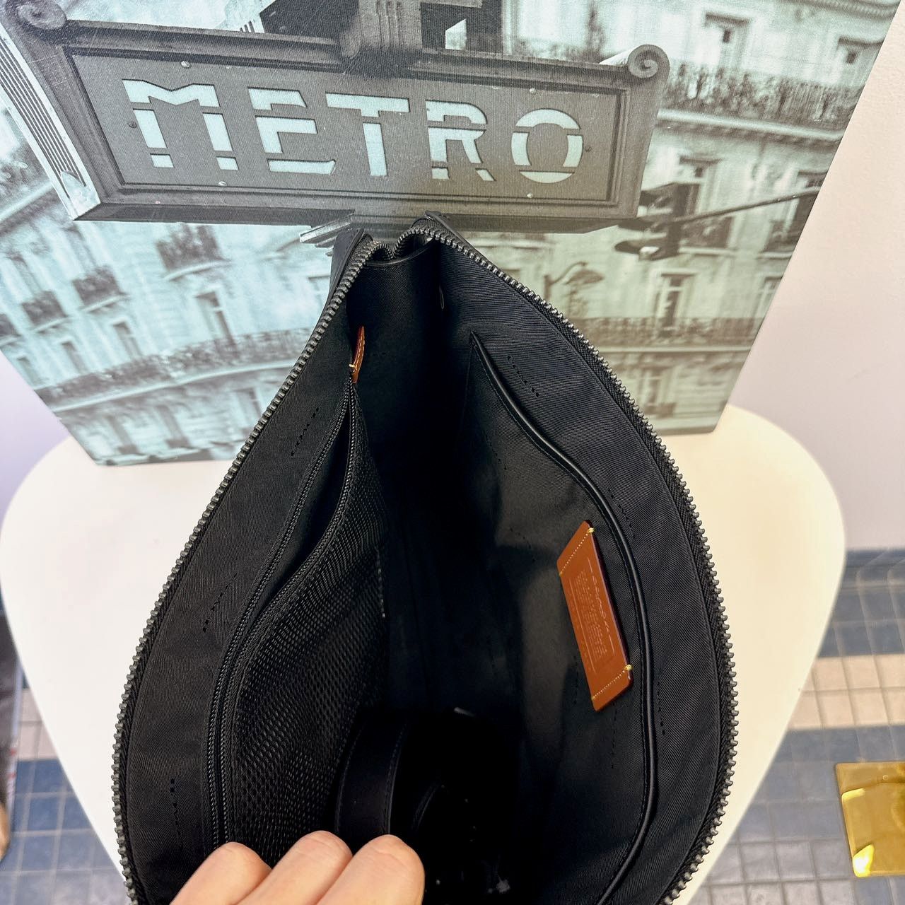 Coach Coach CO243 Gotham Folio Bag IN Black Size ONE SIZE - 8 Thumbnail