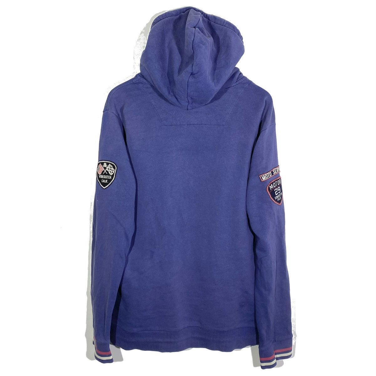 Von Dutch Sweat Hoodie Zippé Biker Cyber y2k Vintage 2000’s Von Dutch Size US XL / EU 56 / 4 - 2 Thumbnail