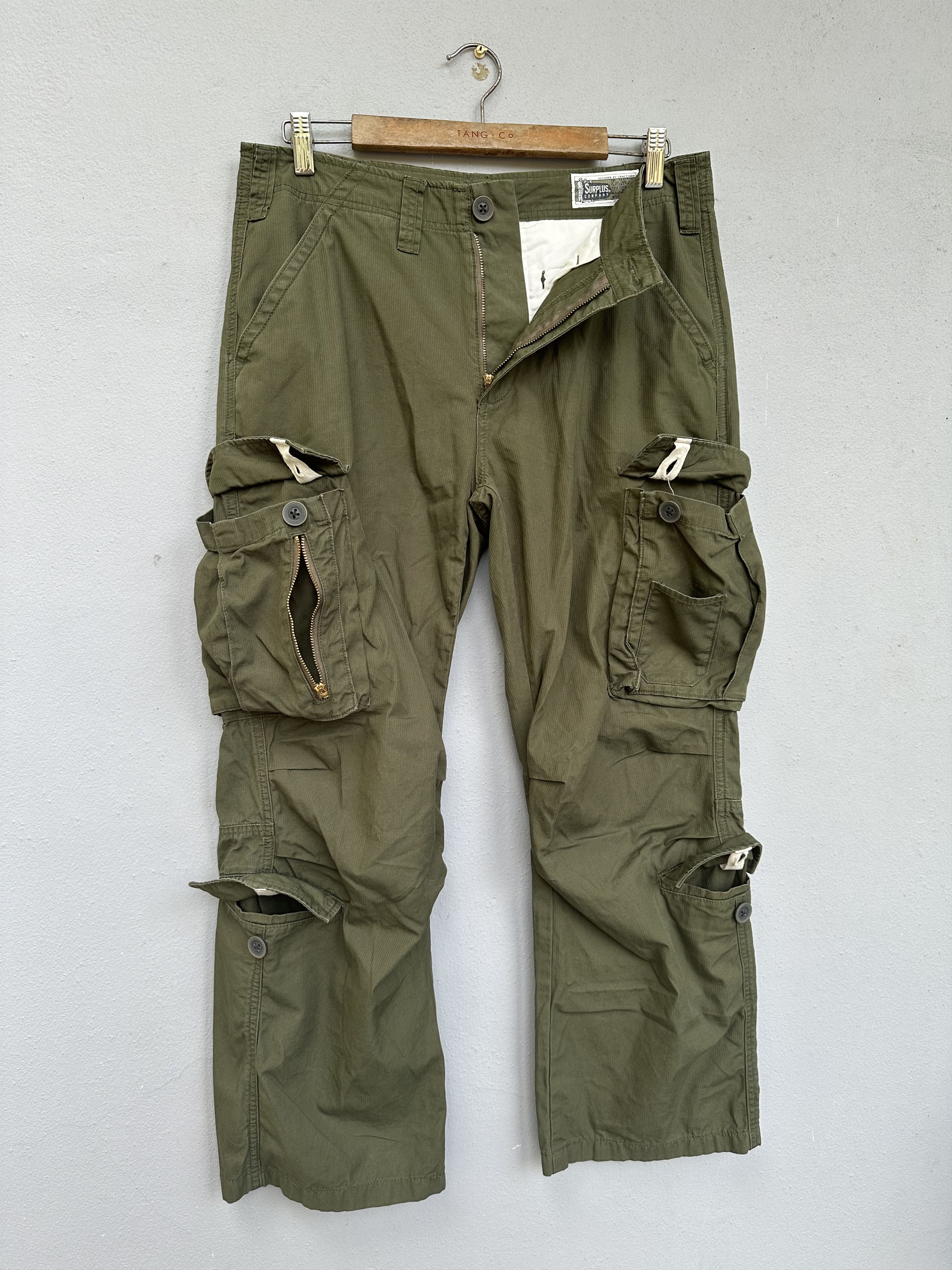 Denim & Supply Ralph Lauren Japanese Brand Surplus Company Multipocket Cargo HBT Pant Size US 29 - 4 Thumbnail