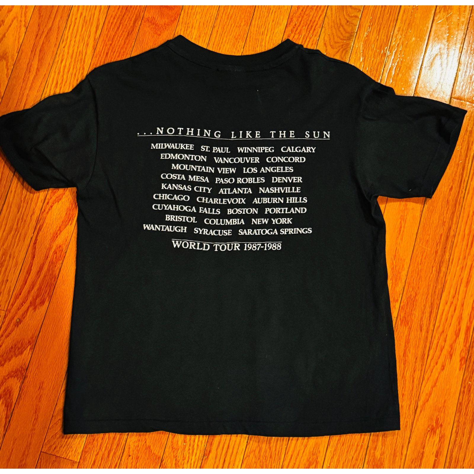 Vintage Vintage 1987 Sting Tour Tee | Single Stitch Hanes Size US S / EU 44-46 / 1 - 2 Thumbnail