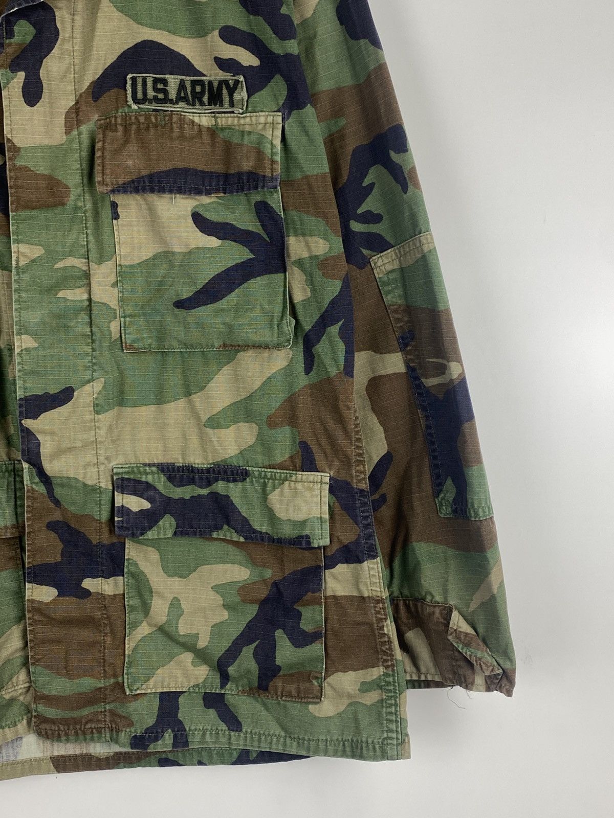 Vintage US Army M81 Woodland Camouflage BDU Jacket - Small Regular Size US M / EU 48-50 / 2 - 4 Thumbnail