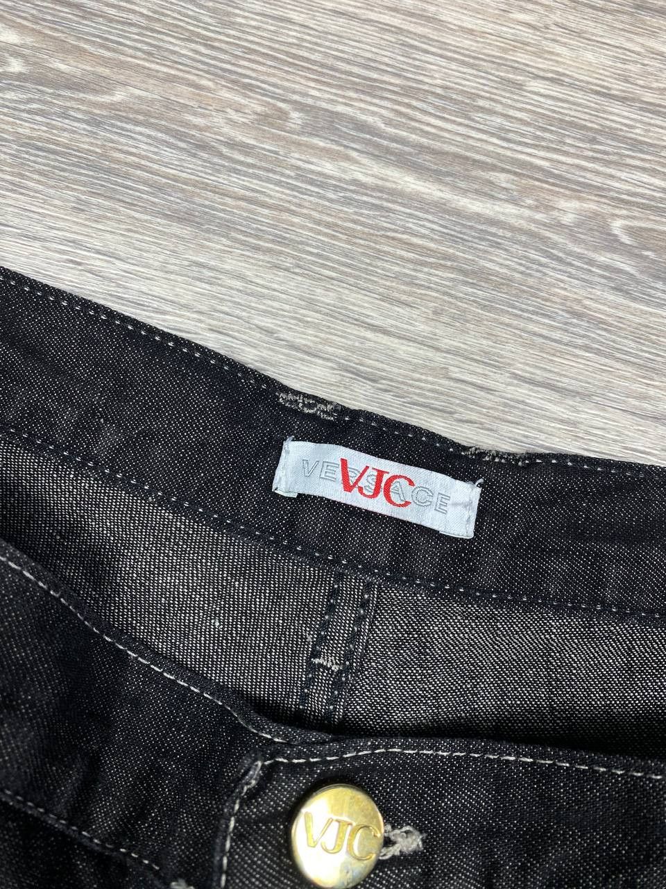 Versace Versace VJC Denim Women's Bell Bottom Black Cotton Jeans Size 30" / US 8 / IT 44 - 8 Thumbnail