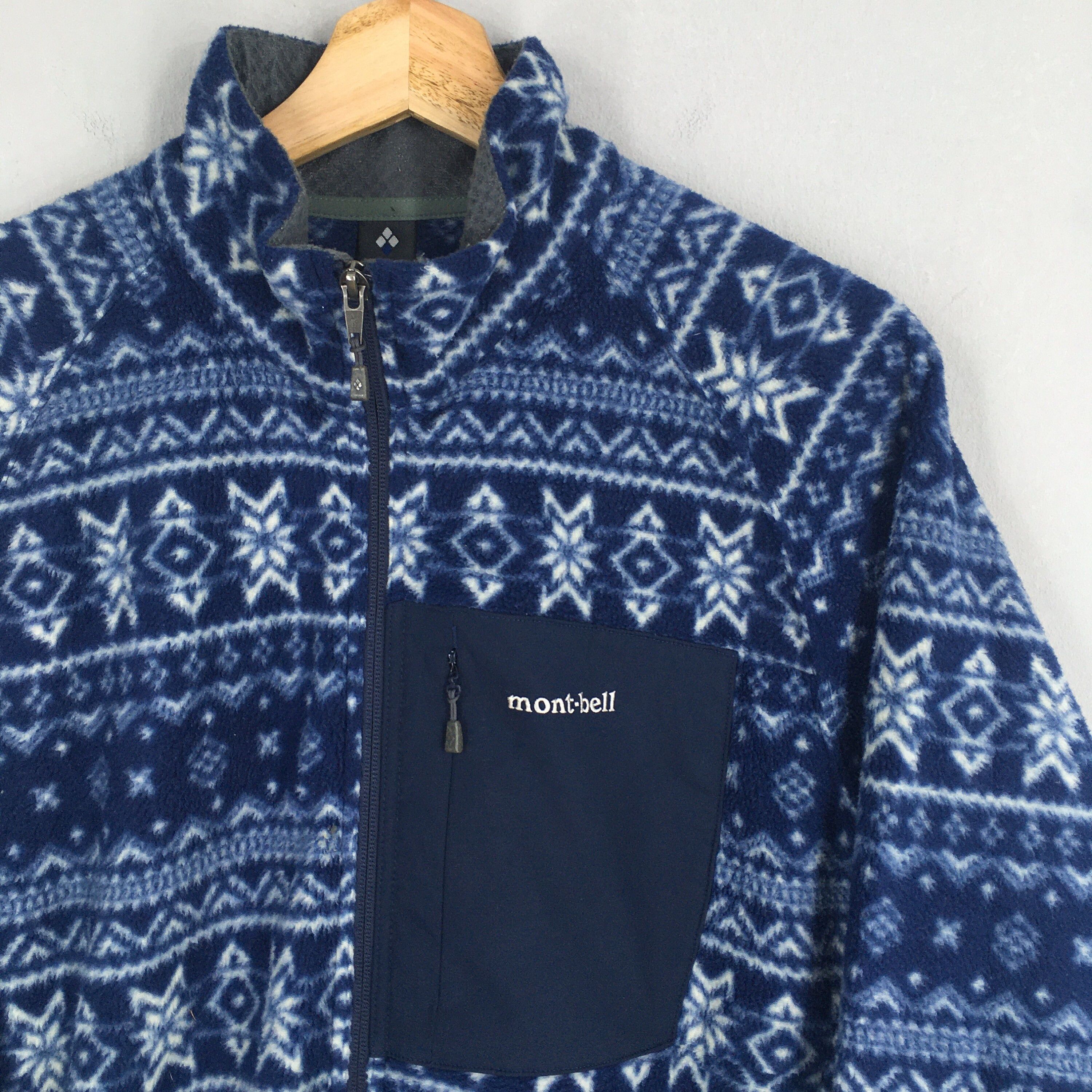 Montbell Vintage Mont-bell Fleece Climaplus Sweater Medium Size US M / EU 48-50 / 2 - 2 Thumbnail