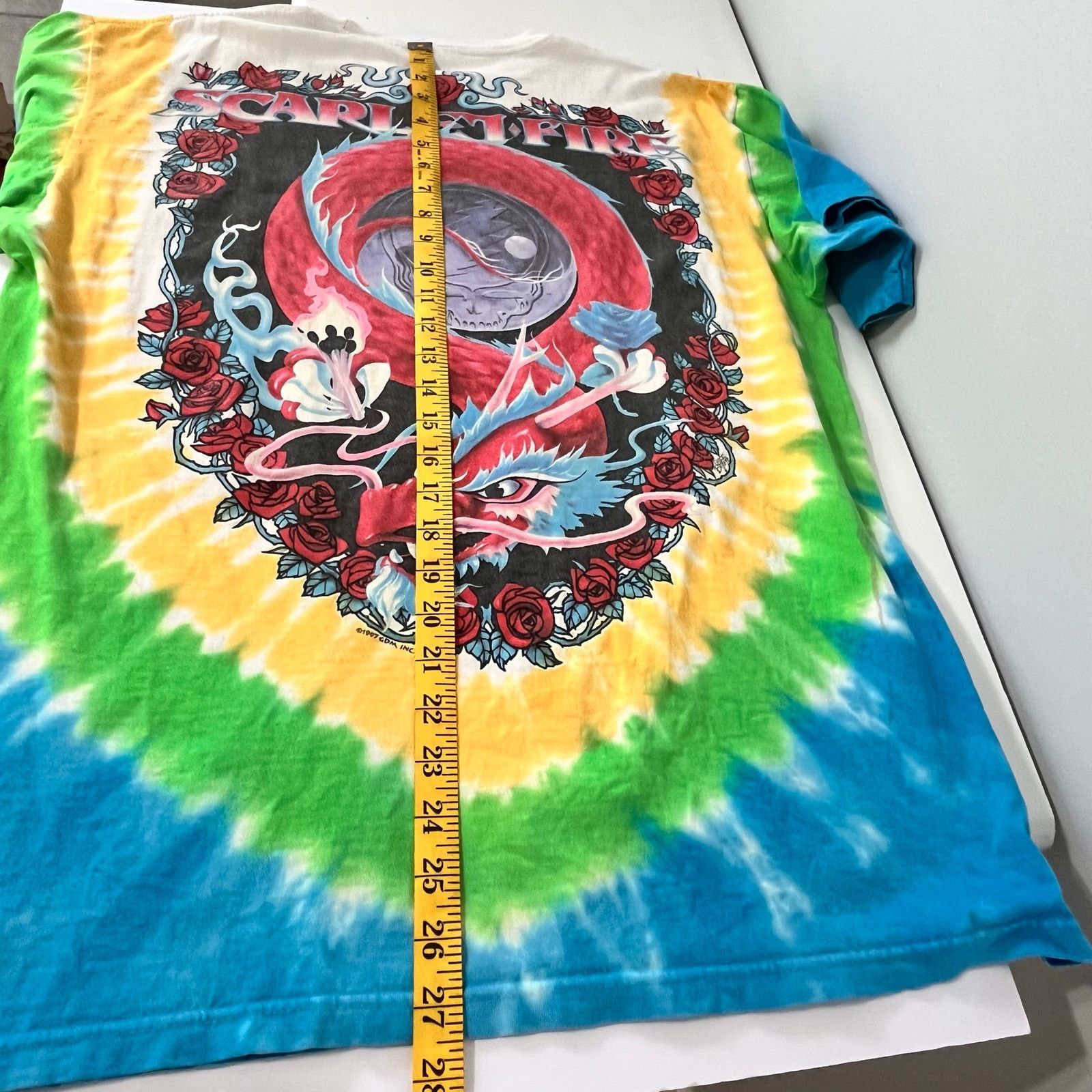 Liquid Blue Vintage 1997 Grateful Dead Scarlet Fire Tee Shirt L 90's Size US L / EU 52-54 / 3 - 14 Thumbnail