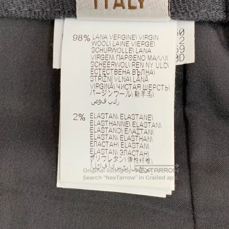 Brunello Cucinelli Brunello Cucinelli Wool half-skirt, dark gray Size 25" / US 0 / IT 36 - 7 Thumbnail