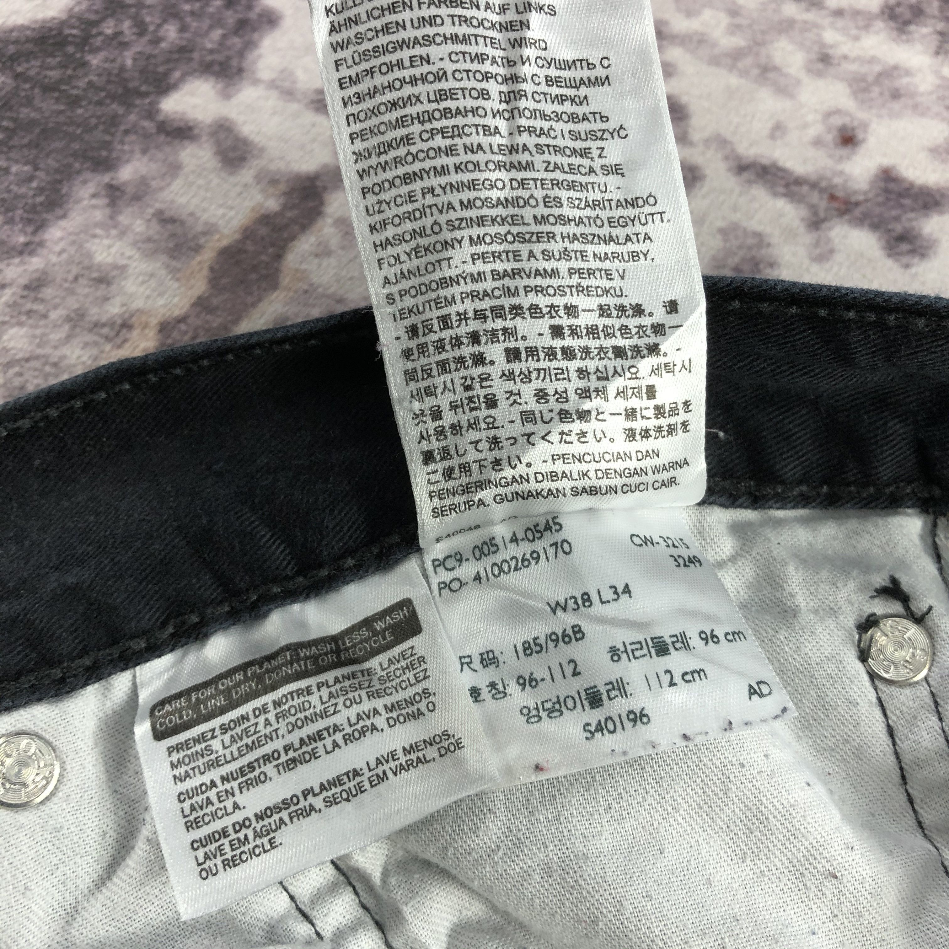 Levi's × Vintage Vintage Faded Black Levis 514 Jeans-JM2859 Size US 38 / EU 54 - 15 Thumbnail