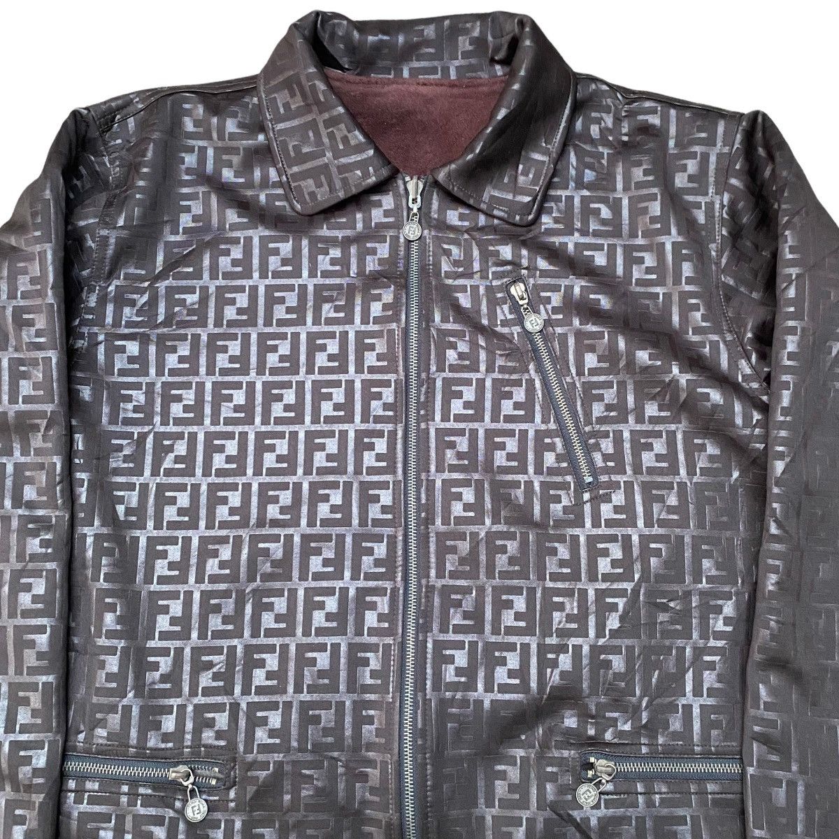 Fendi Vintage Fendi Zucca Monogram Reversible Jacket Size US M / EU 48-50 / 2 - 4 Thumbnail