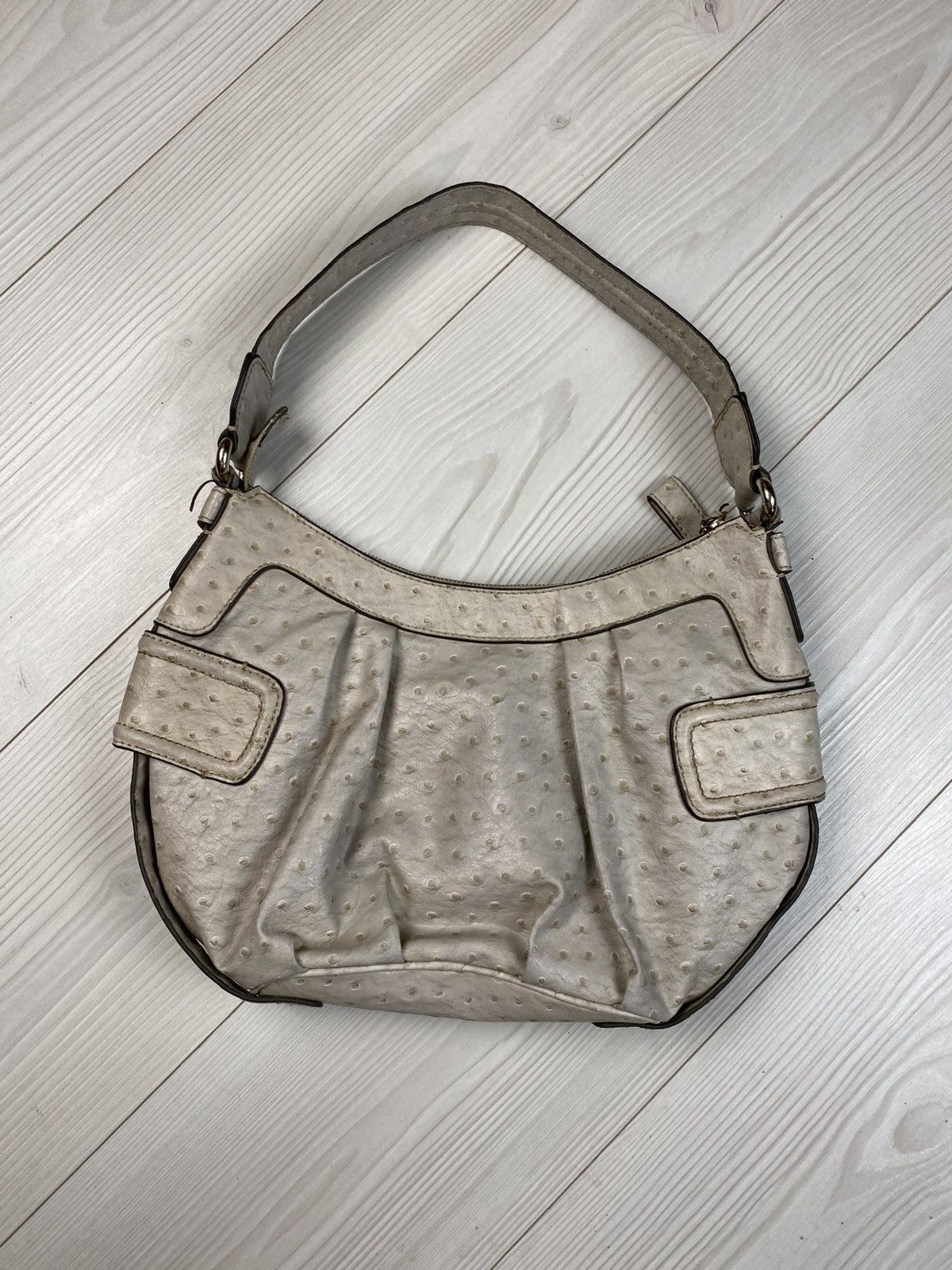 Guess Vintage Ostrich Leather Bag Guess Avant Garde style y2k Size ONE SIZE - 9 Thumbnail