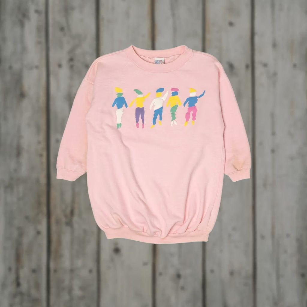 Vintage VINTAGE Land'n Sea Sweatshirt Pink 1990s Medium Long Sleeve USA Regular Size Mens Womens Girls Size US M / EU 48-50 / 2 - 1 Thumbnail