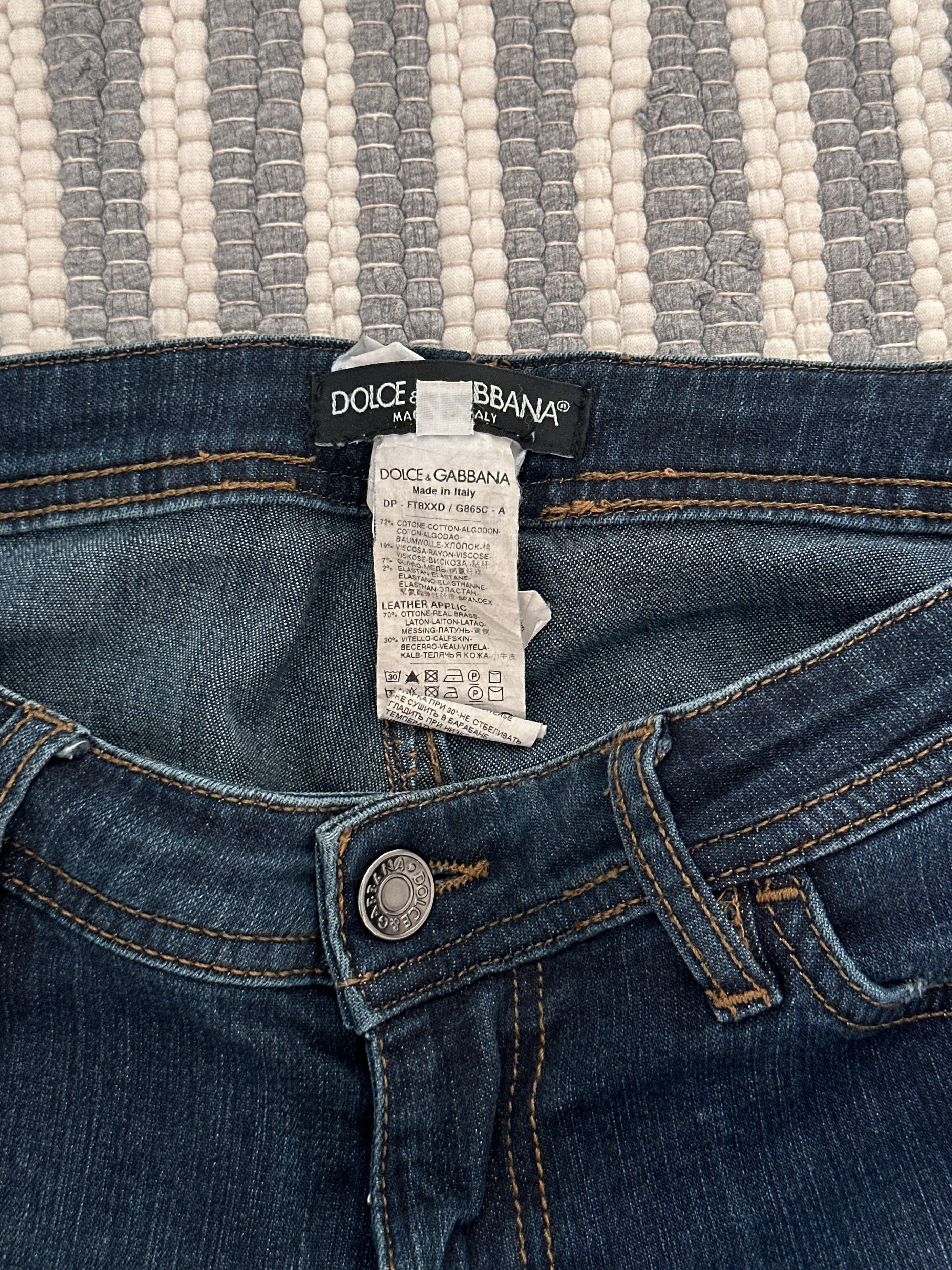 Dolce & Gabbana Dolce & Gabbana D&G Denim Pants Jeans Skinny Size 28" / US 6 / IT 42 - 5 Thumbnail