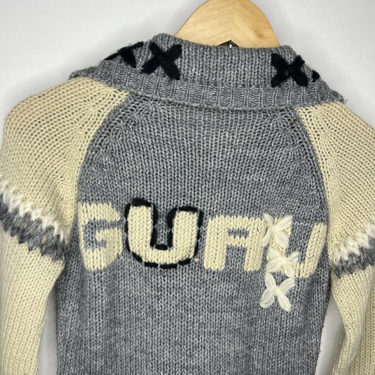 Affliction Vintage Y2K Opium Grunge Heavy Chunky Guru Knit Sweater 90s Size S / US 4 / IT 40 - 9 Thumbnail