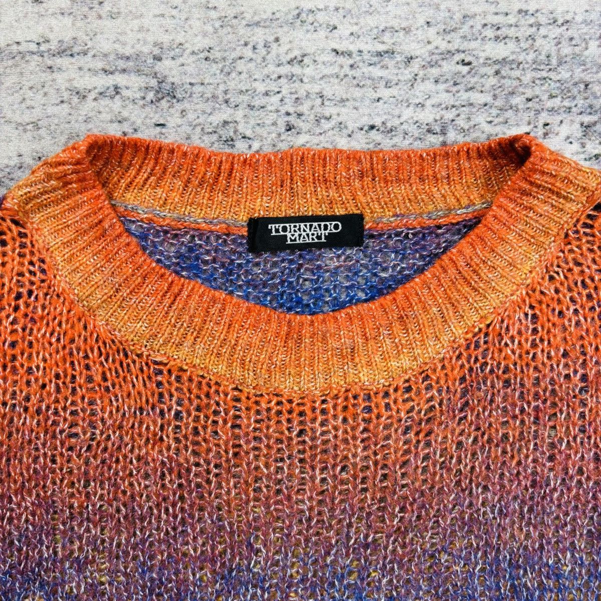 Tornado Mart 2000s Tornado Mart - Ombre Knitted Sweater Size US M / EU 48-50 / 2 - 7 Thumbnail