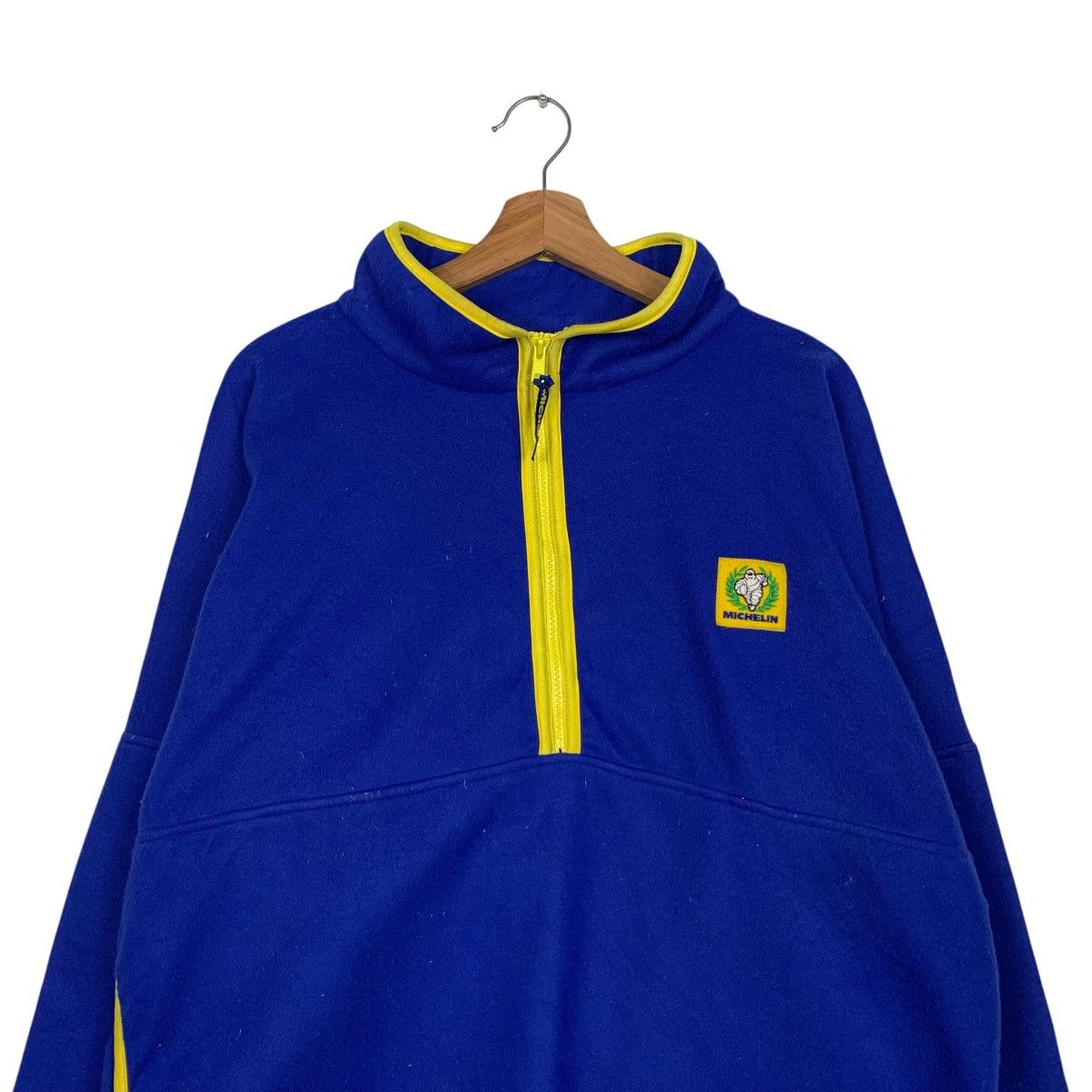 Japanese Brand MICHELIN Half Zip Turtleneck Pullover Fleece #2026-C88 Size US M / EU 48-50 / 2 - 2 Thumbnail