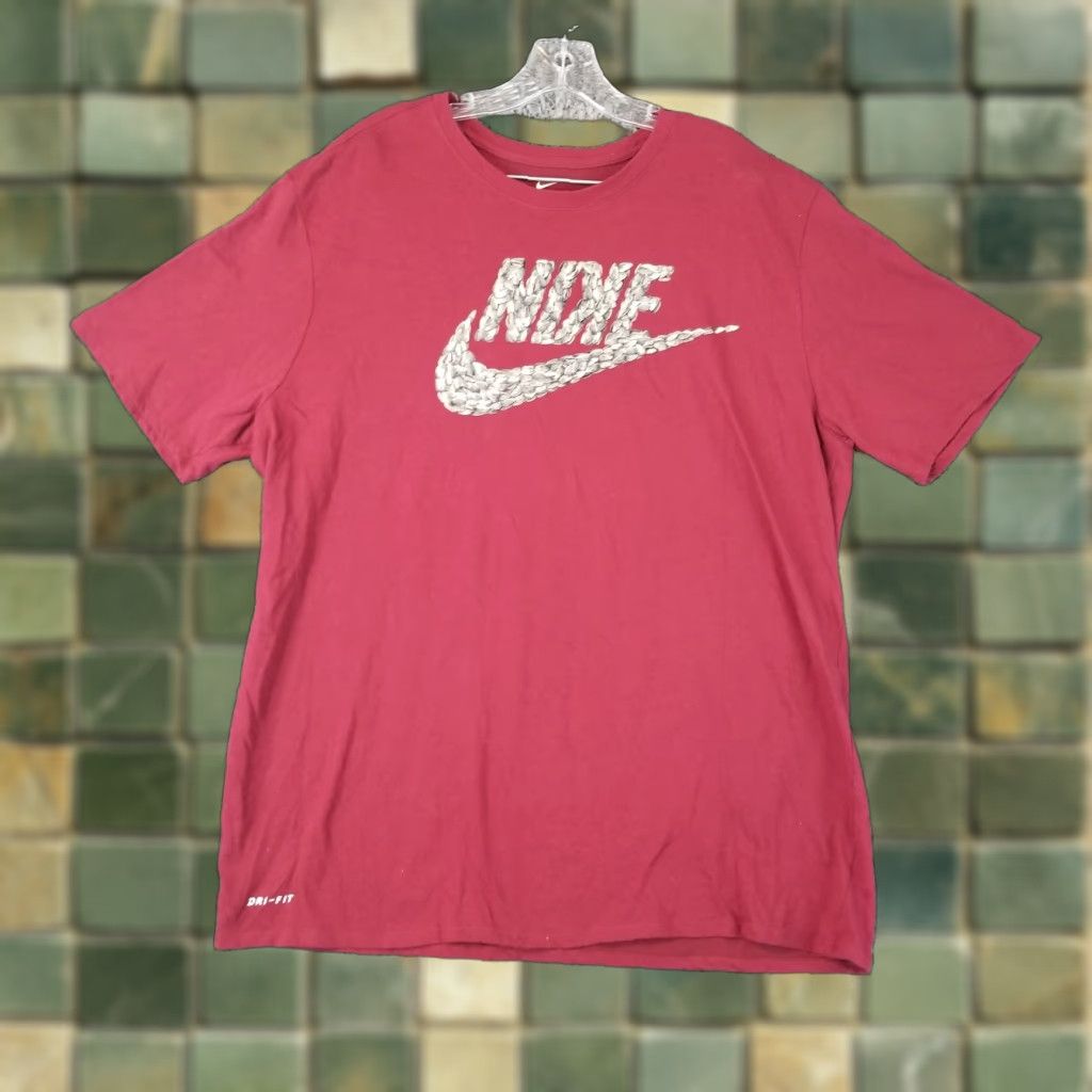 Nike NIKE Shirt Mens XXL Red Dri-Fit Sunflower Seed Logo Tee Size US 39 - 1 Thumbnail