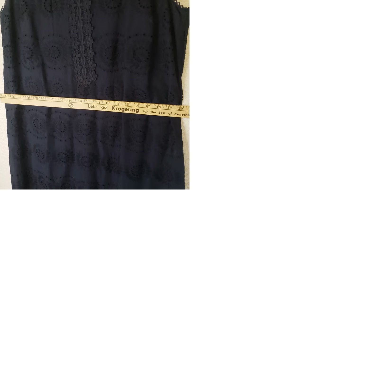 Talbots Talbot's Black Lacy Emdroidered Sleeveless A-line Dress Slip Lined 16 Ladies Size XXL / US 16-18 / IT 52-54 - 10 Thumbnail