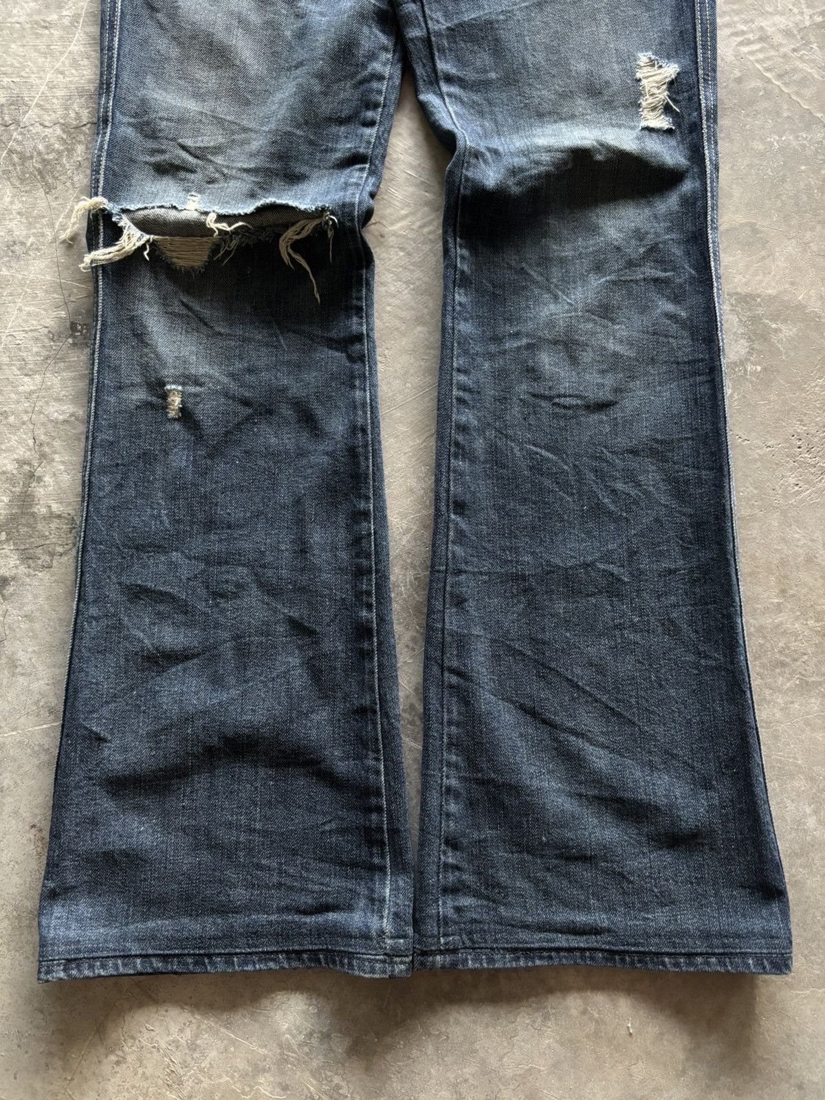 If Six Was Nine 7 FOR ALL MANKIND flare distressed bootcut kendrick lamar Size US 30 / EU 46 - 11 Thumbnail