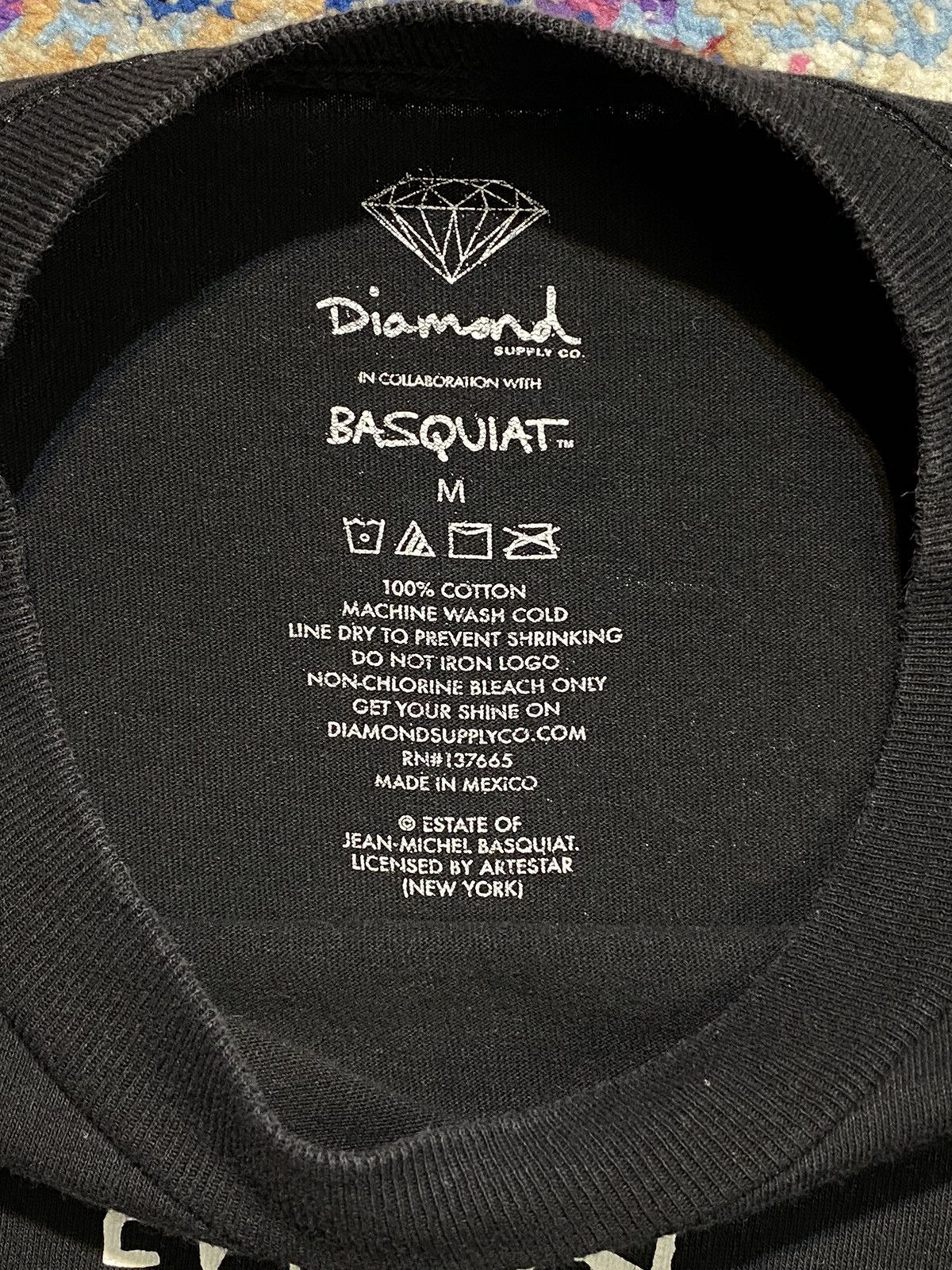 Diamond Supply Co. × Jean-Michel Basquiat Diamond Supply Co X Basquiat Evil Thoughts SS T Shirts Size US M / EU 48-50 / 2 - 5 Thumbnail