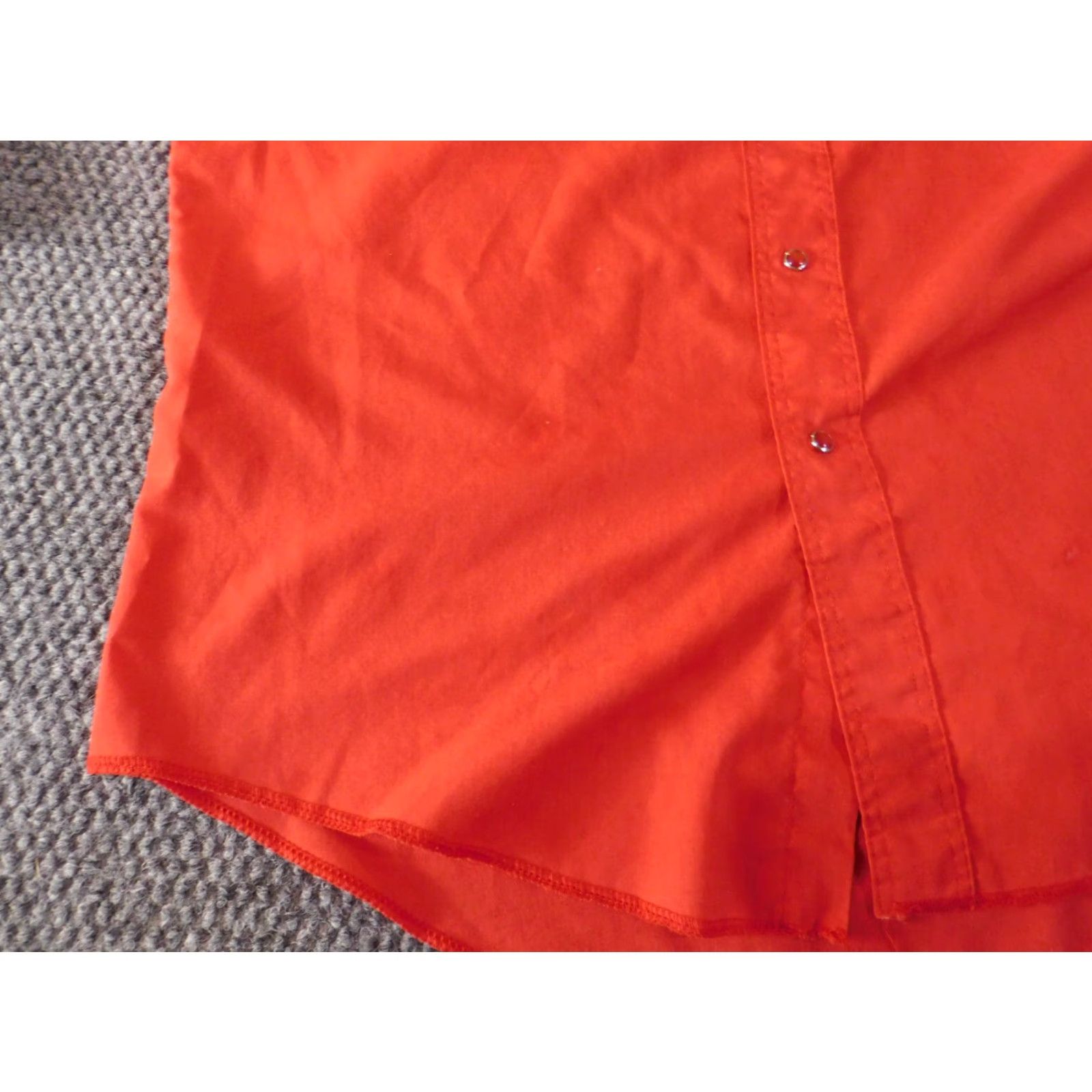Wrangler Wrangler Shirt Mens 16.5 Red Cowboy Button-Up Long Sleeve Collared Knit Cotton Western Size US XL / EU 56 / 4 - 5 Thumbnail
