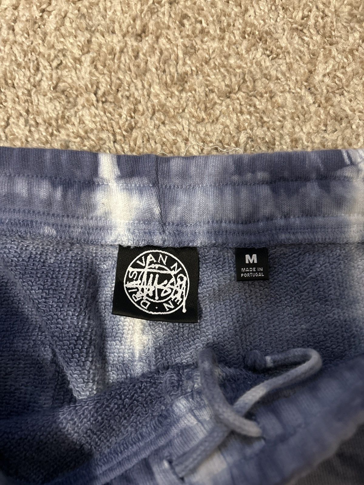 Dries Van Noten × Stussy Stussy Dries Van Noten Blue Tie Dye Sweatpants Size Medium Size US 32 / EU 48 - 3 Thumbnail