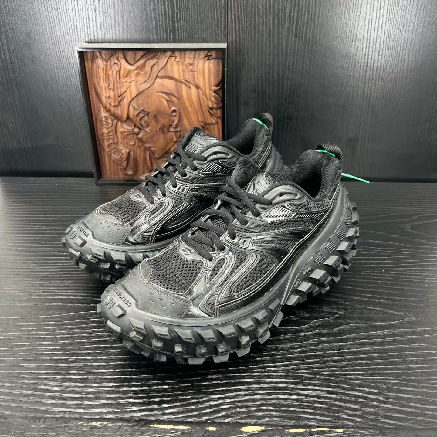 Balenciaga Balenciaga Tire Shoes Black 39 Near New Size US 6 / EU 39 - 1 Thumbnail