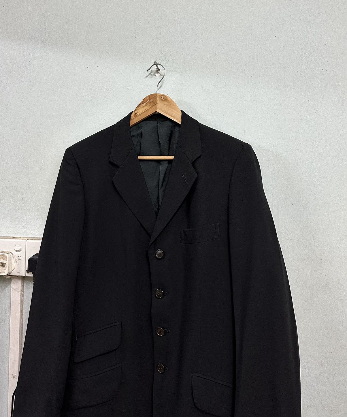 Paul Smith Paul Smith Tailored 4 Button Black Blazer Jacket Size US M / EU 48-50 / 2 - 9 Thumbnail