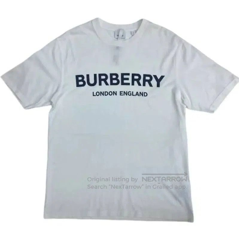 Burberry Burberry White Cotton Women's T-Shirt. Size S / US 4 / IT 40 - 1 Thumbnail