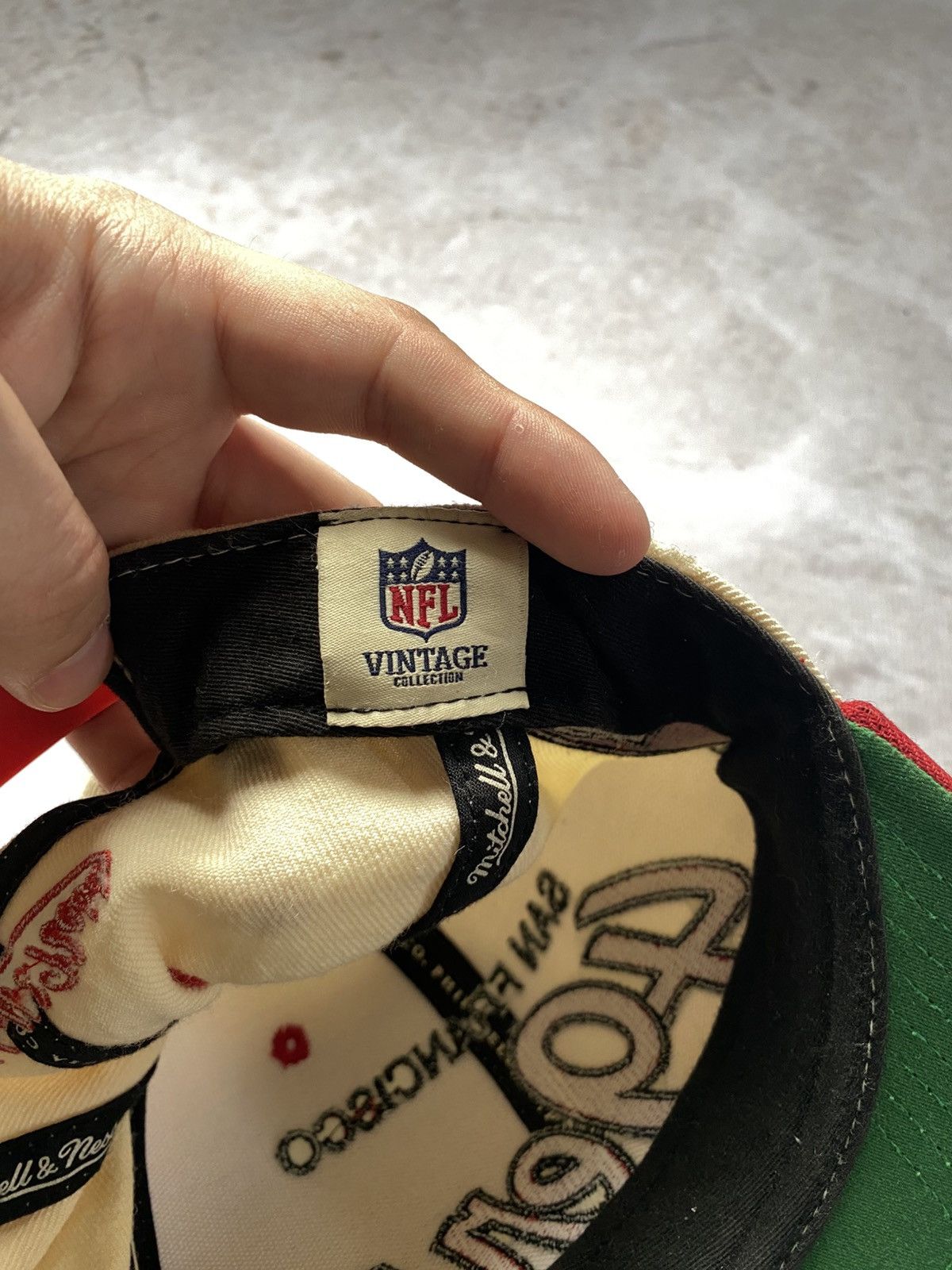 Hat Club × Mitchell & Ness × NFL Mitchell & Ness NFL Vintage San Francisco 49Ers Hat Size ONE SIZE - 7 Thumbnail