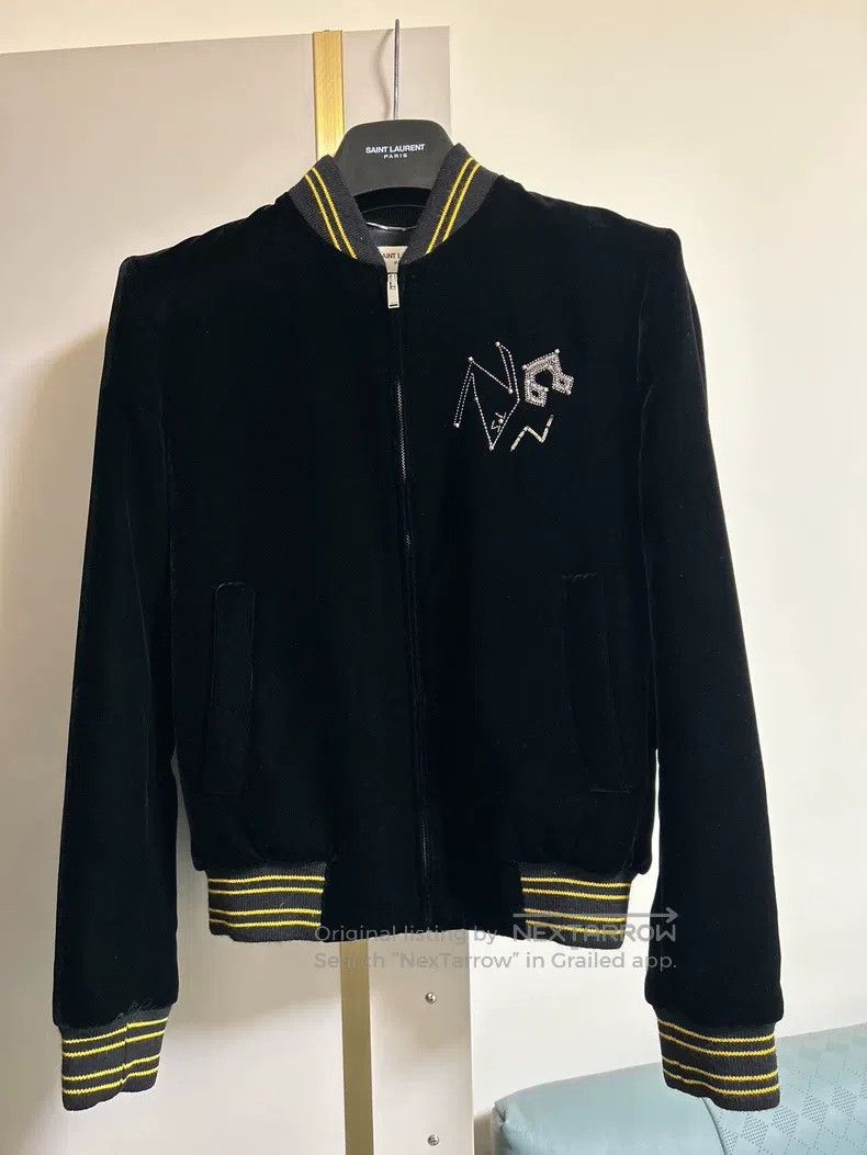 Saint Laurent Paris Saint Laurent Paris Velvet Radio Jacket Size US XS / EU 42 / 0 - 1 Thumbnail