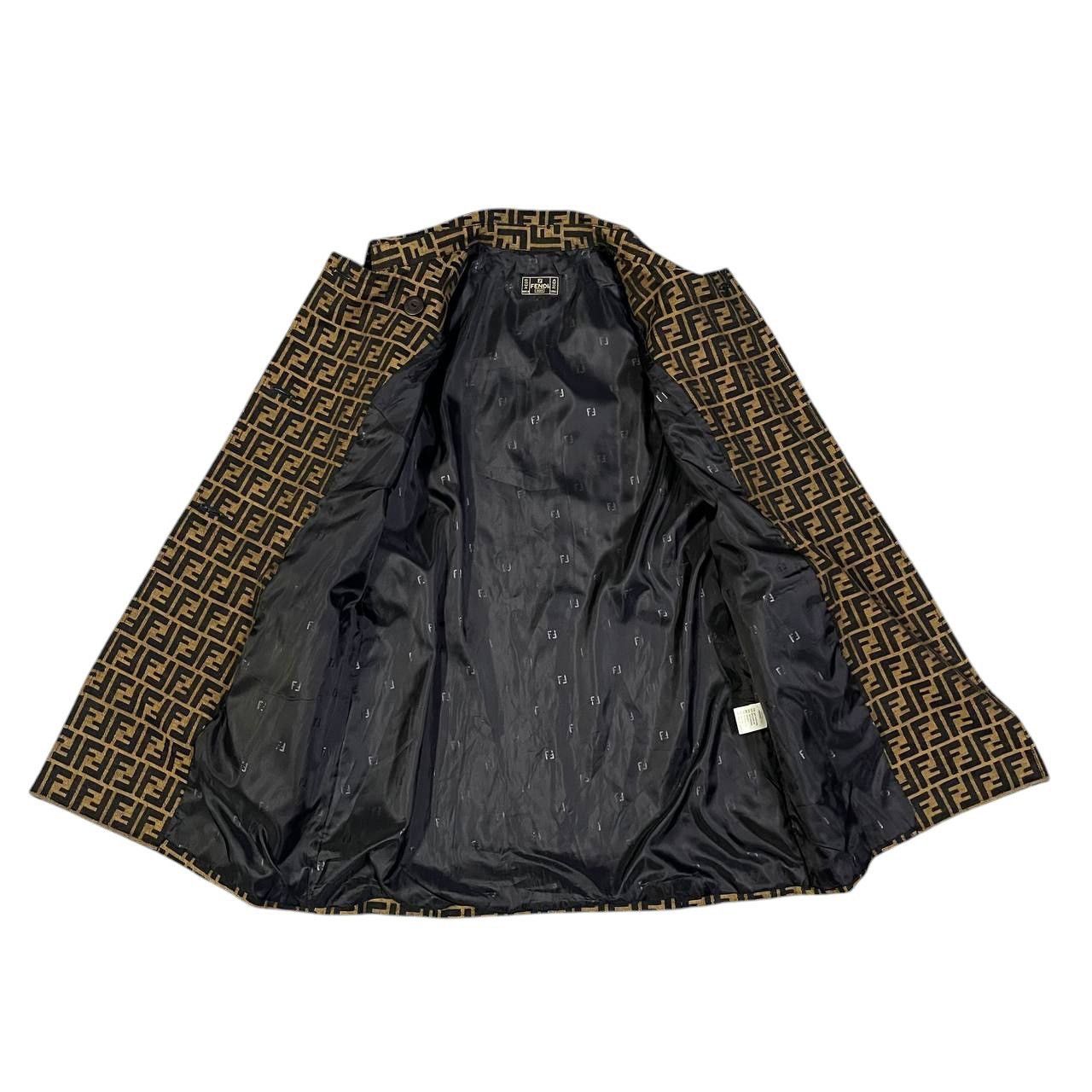 Fendi Vintage Fendi Zucca Monogram Brown Jacket Size S / US 4 / IT 40 - 10 Thumbnail