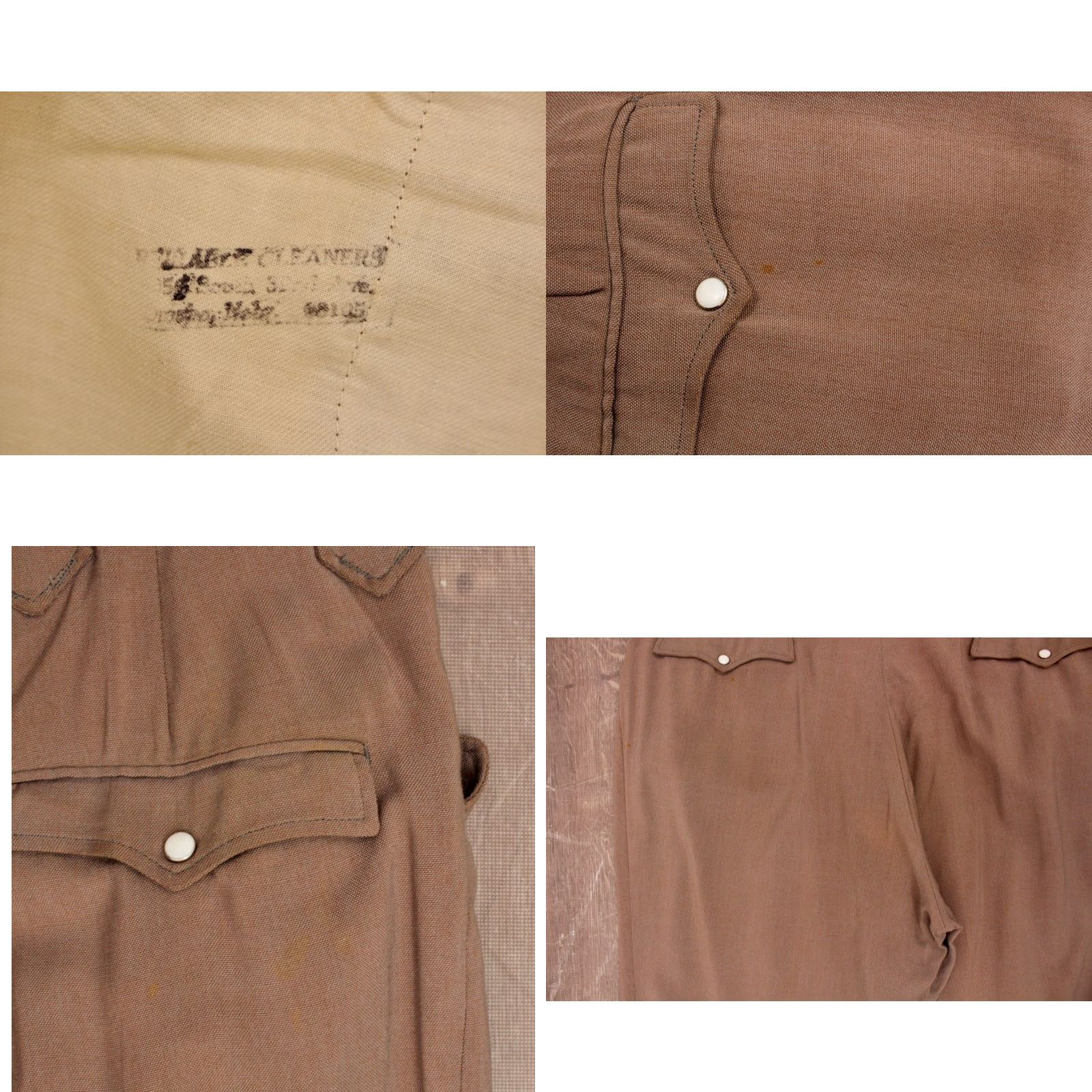 Vintage VINTAGE The westerner Western Pants 41x33.5 Mauve / Taupe 1960s 60s Mens Size US 41 - 8 Thumbnail