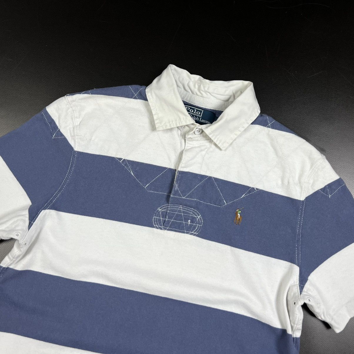 Polo Ralph Lauren × Rugby Ralph Lauren × Vintage Vintage Polo Ralph Lauren Striped Rugby Shirt Size M Size US S / EU 44-46 / 1 - 3 Thumbnail