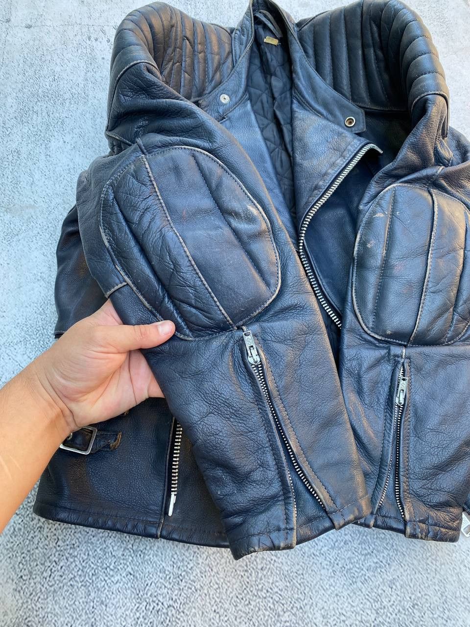 Other Leather Faded Avant Garde brown Rick Owens style Jacket Size US M / EU 48-50 / 2 - 7 Thumbnail