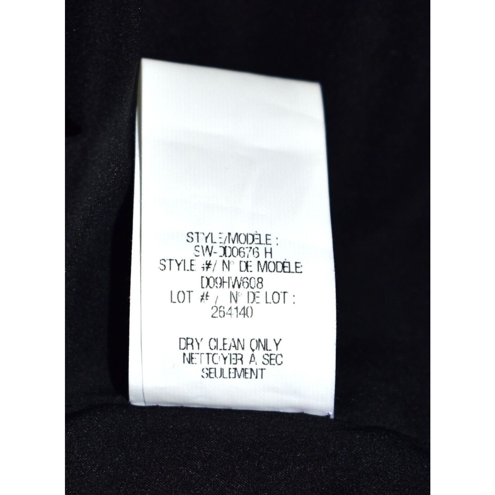 Helmut Lang C0 NWT HELMUT LANG Black Wrap Moto Stretch Dress Size P $345 Size XS / US 0-2 / IT 36-38 - 10 Thumbnail