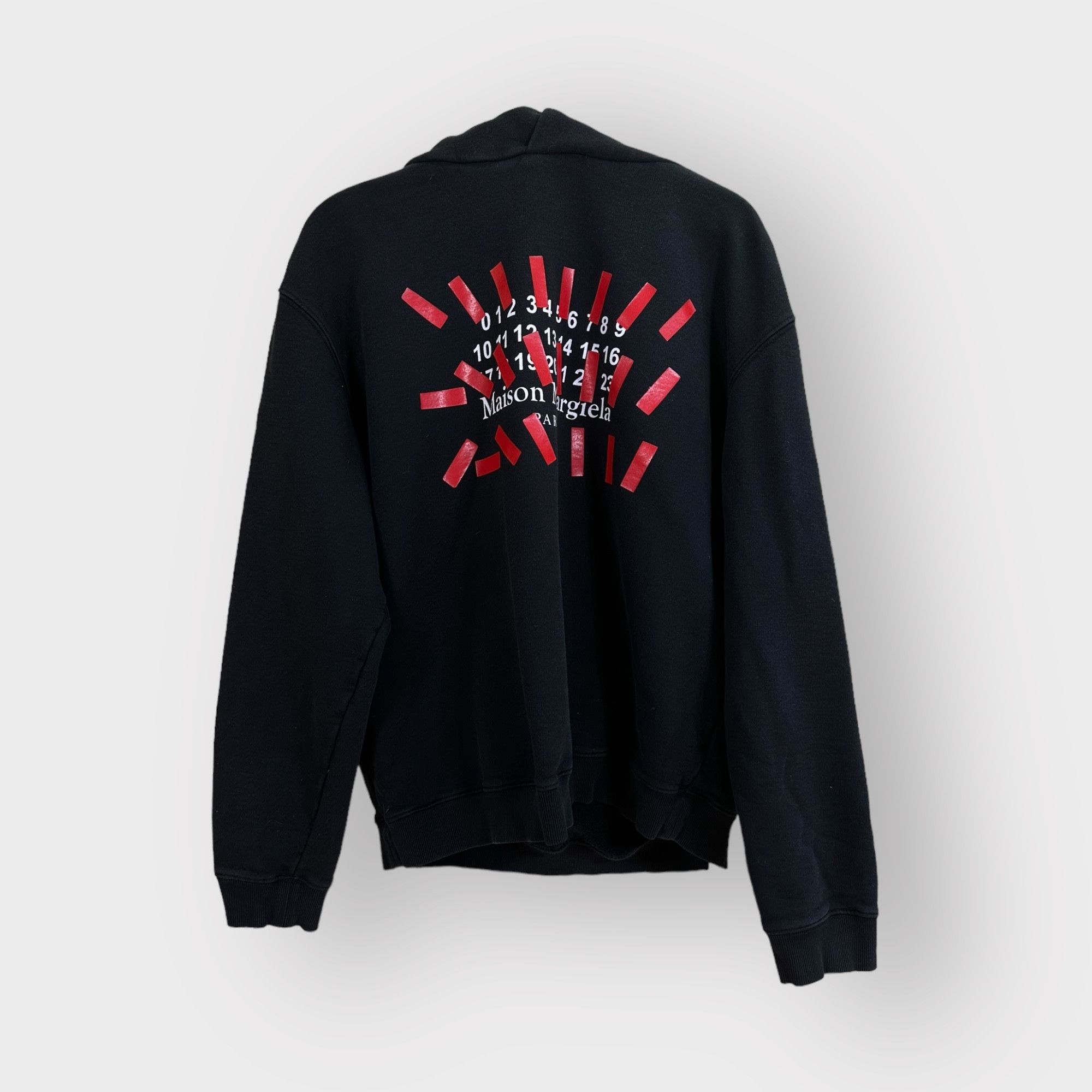 小物 Maison Margiela Maison Margiela Maison Margiela Black hoodie, sweatshirt