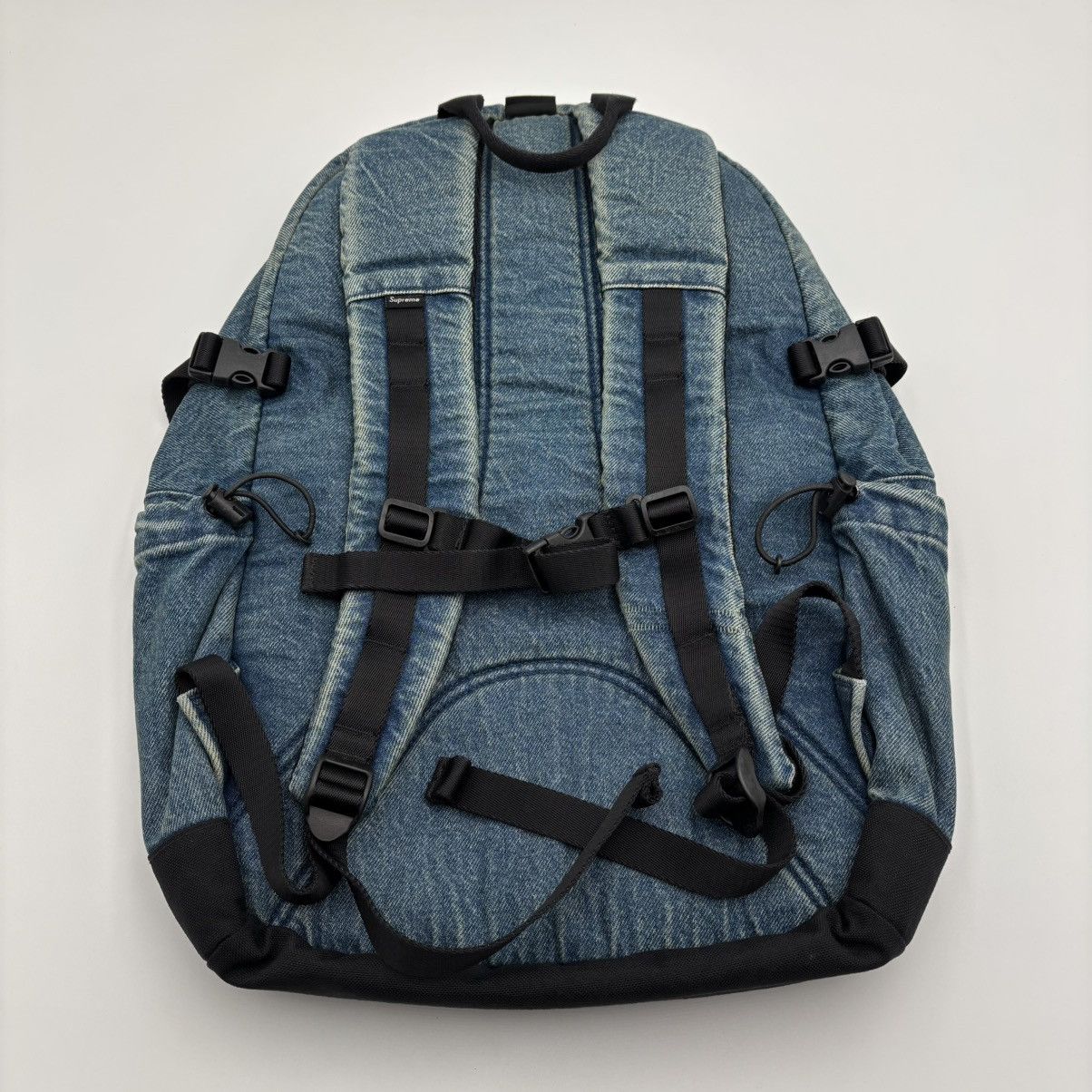 Supreme Denim Backpack Washed Indigo FW25 IN HAND