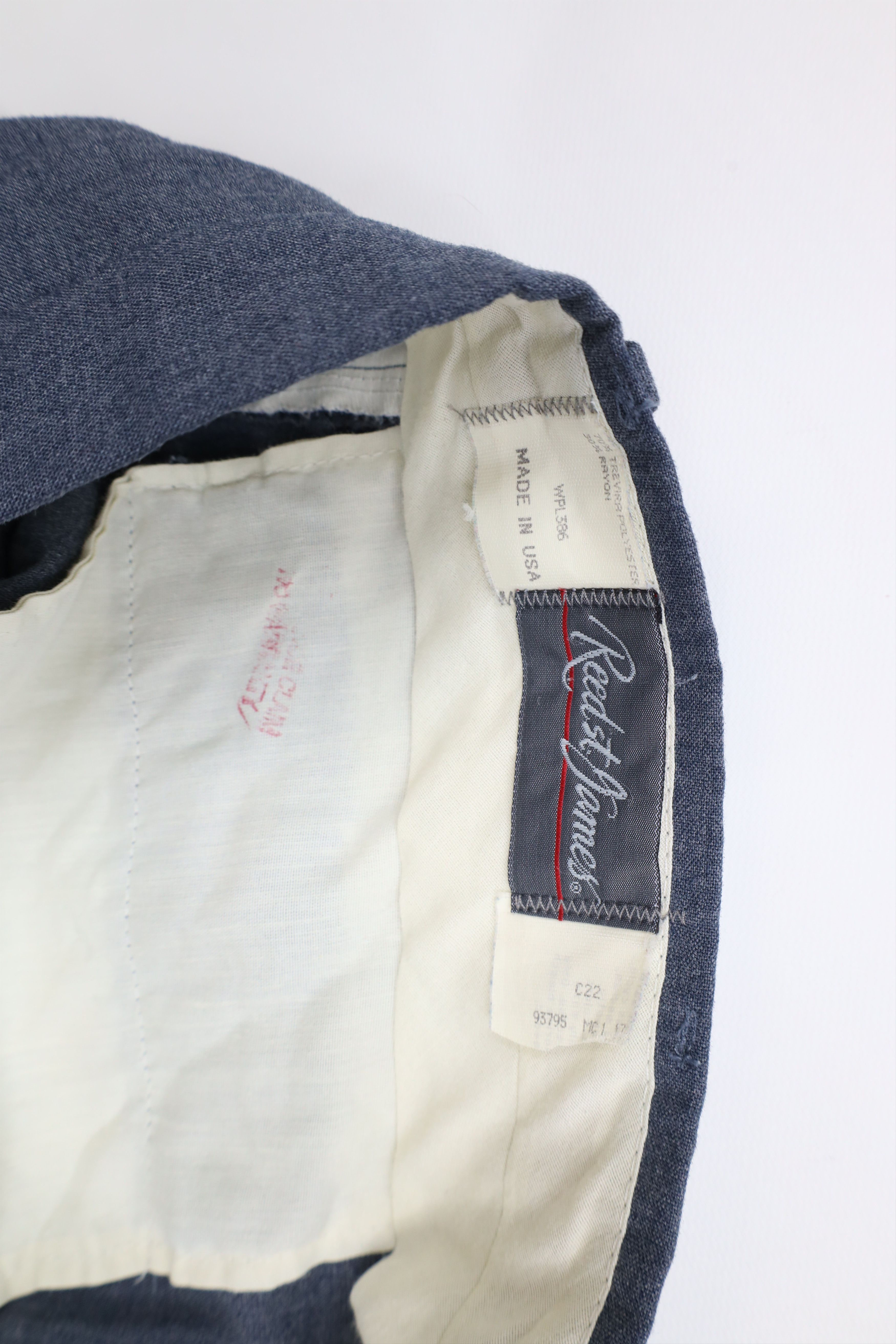 Vintage Vintage 70s Streetwear Chambray Wide Leg Chino Pants USA Size US 36 / EU 52 - 9 Thumbnail