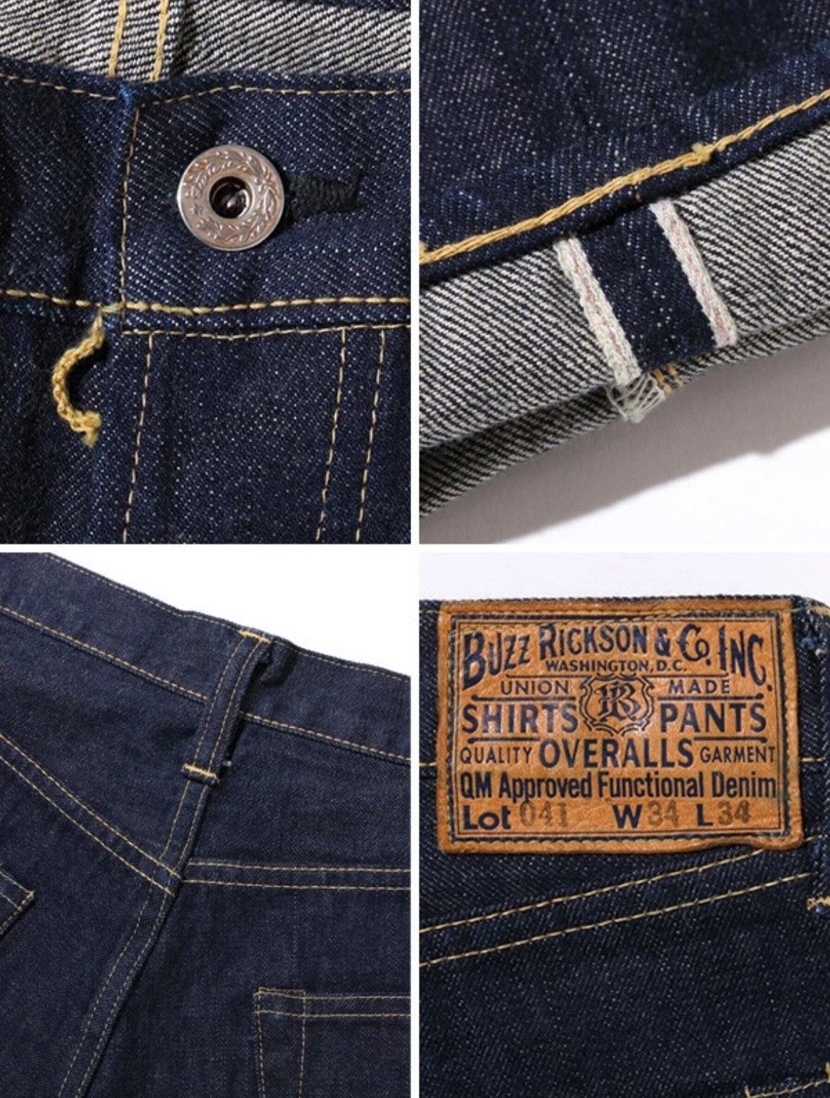 Buzz Rickson's Buzz Rickson World war denim sz30 Size US 30 / EU 46 - 6 Thumbnail